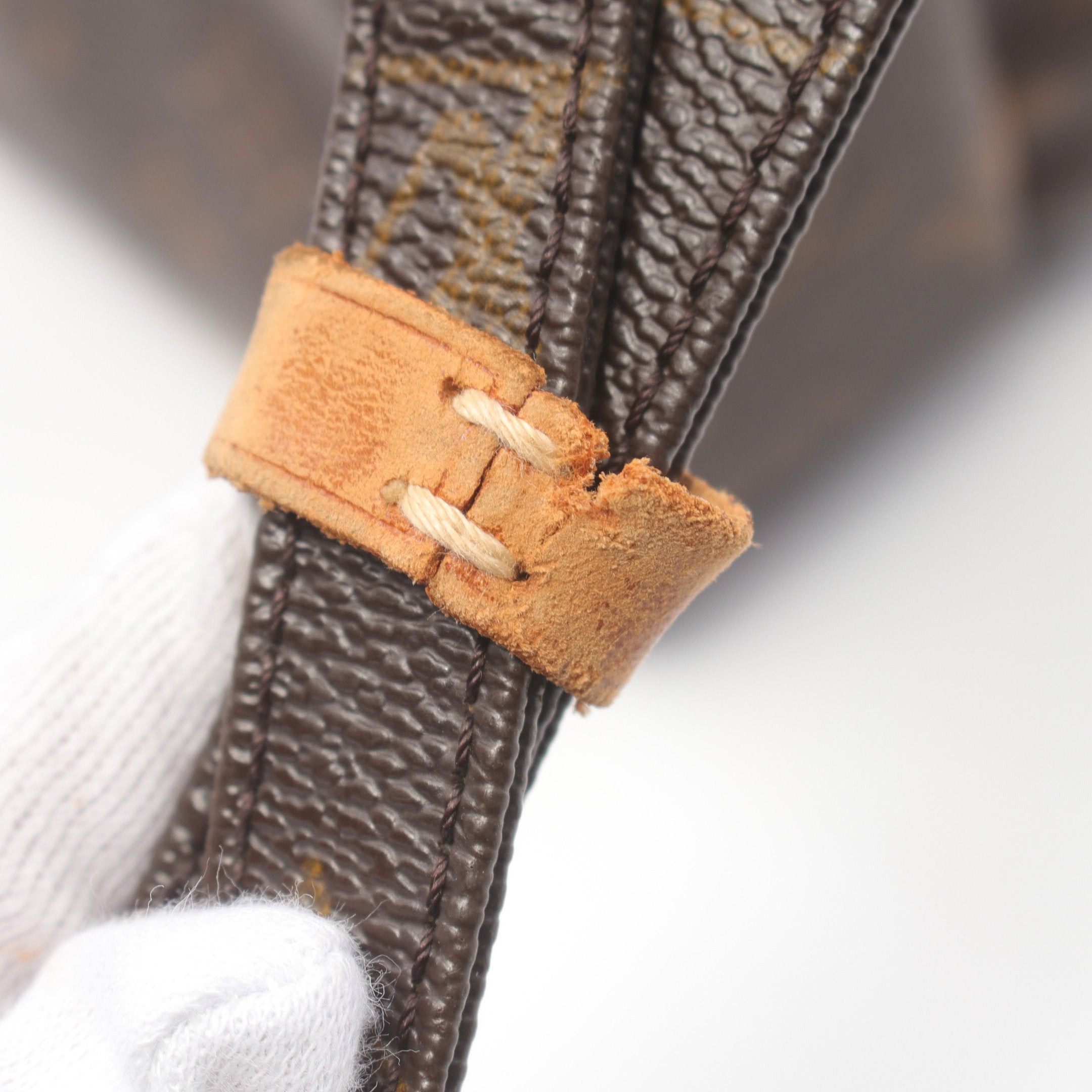 Louis Vuitton Louis Vuitton Amazon Monogram Shoulder Bag Leather Brown Size ONE SIZE - 9 Thumbnail