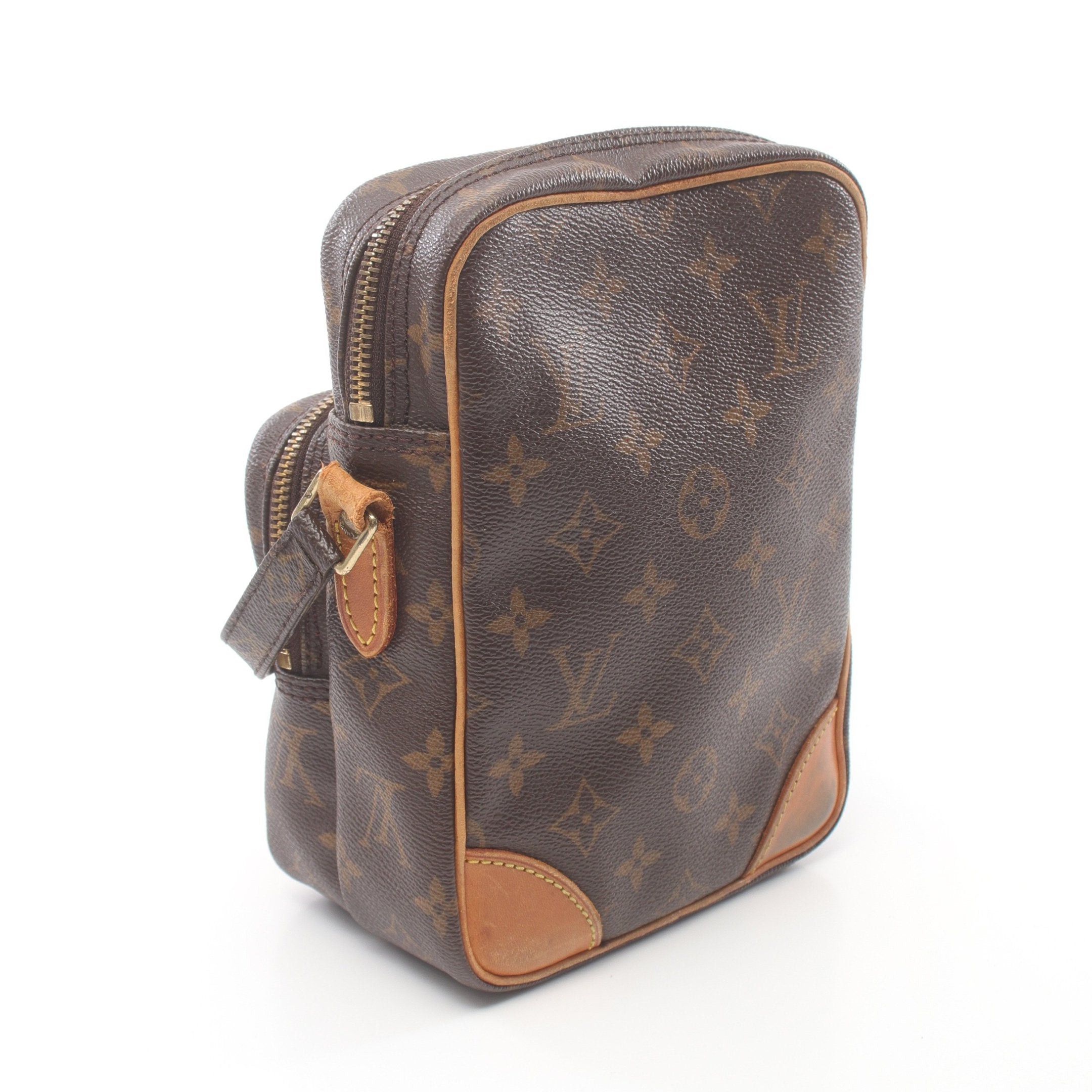 Louis Vuitton Louis Vuitton Amazon Monogram Shoulder Bag Leather Brown Size ONE SIZE - 2 Thumbnail