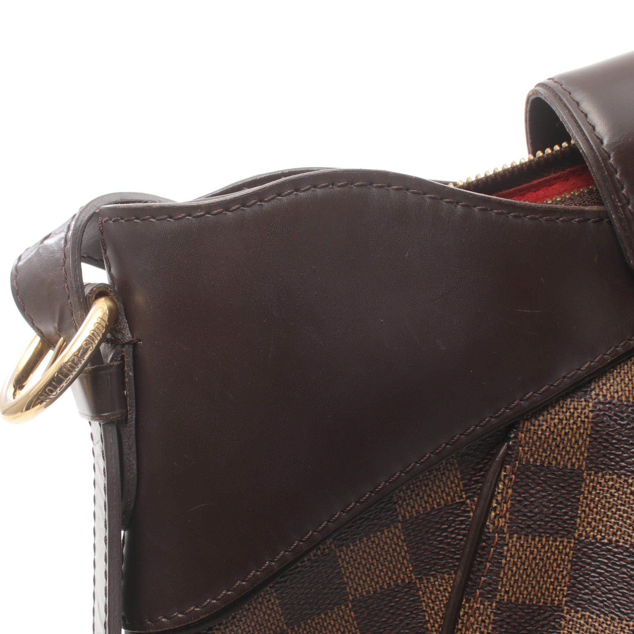 Louis Vuitton Louis Vuitton Sistina Pm Damier Ebene Handbag Leather Brown Size ONE SIZE - 11 Thumbnail