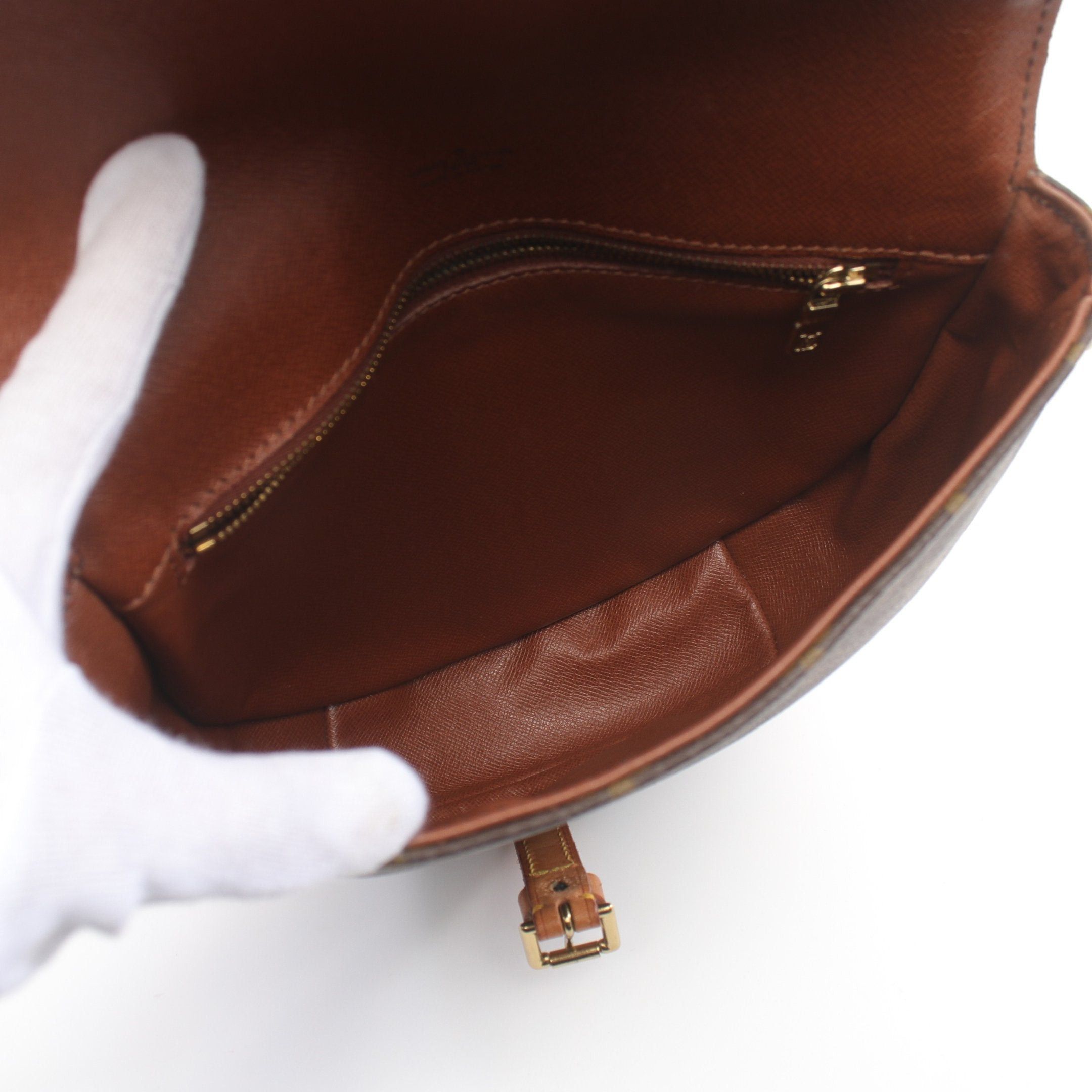 Louis Vuitton Louis Vuitton Shanti Gm Monogram Shoulder Bag Leather Brown Size ONE SIZE - 3 Thumbnail