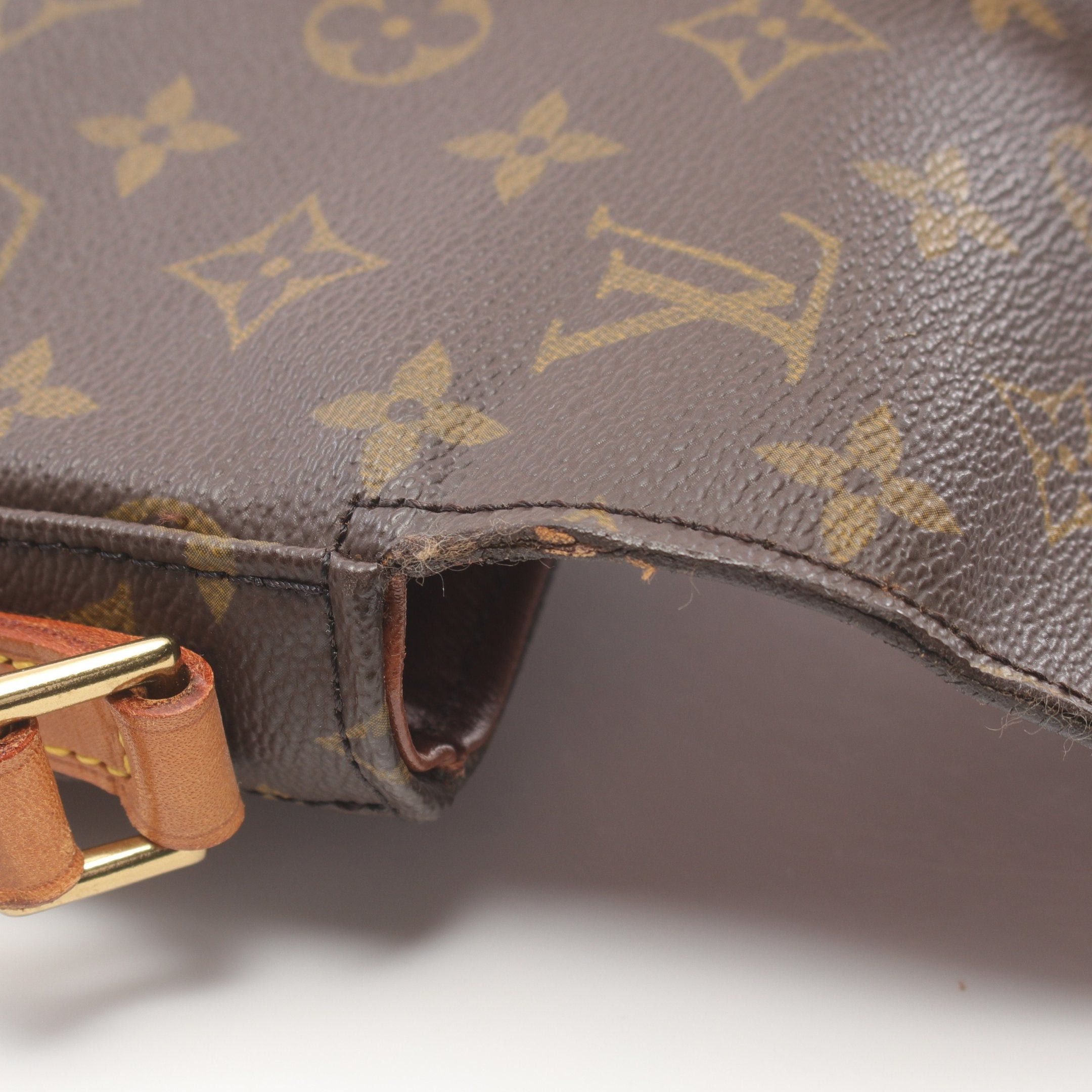 Louis Vuitton Louis Vuitton Shanti Gm Monogram Shoulder Bag Leather Brown Size ONE SIZE - 8 Thumbnail