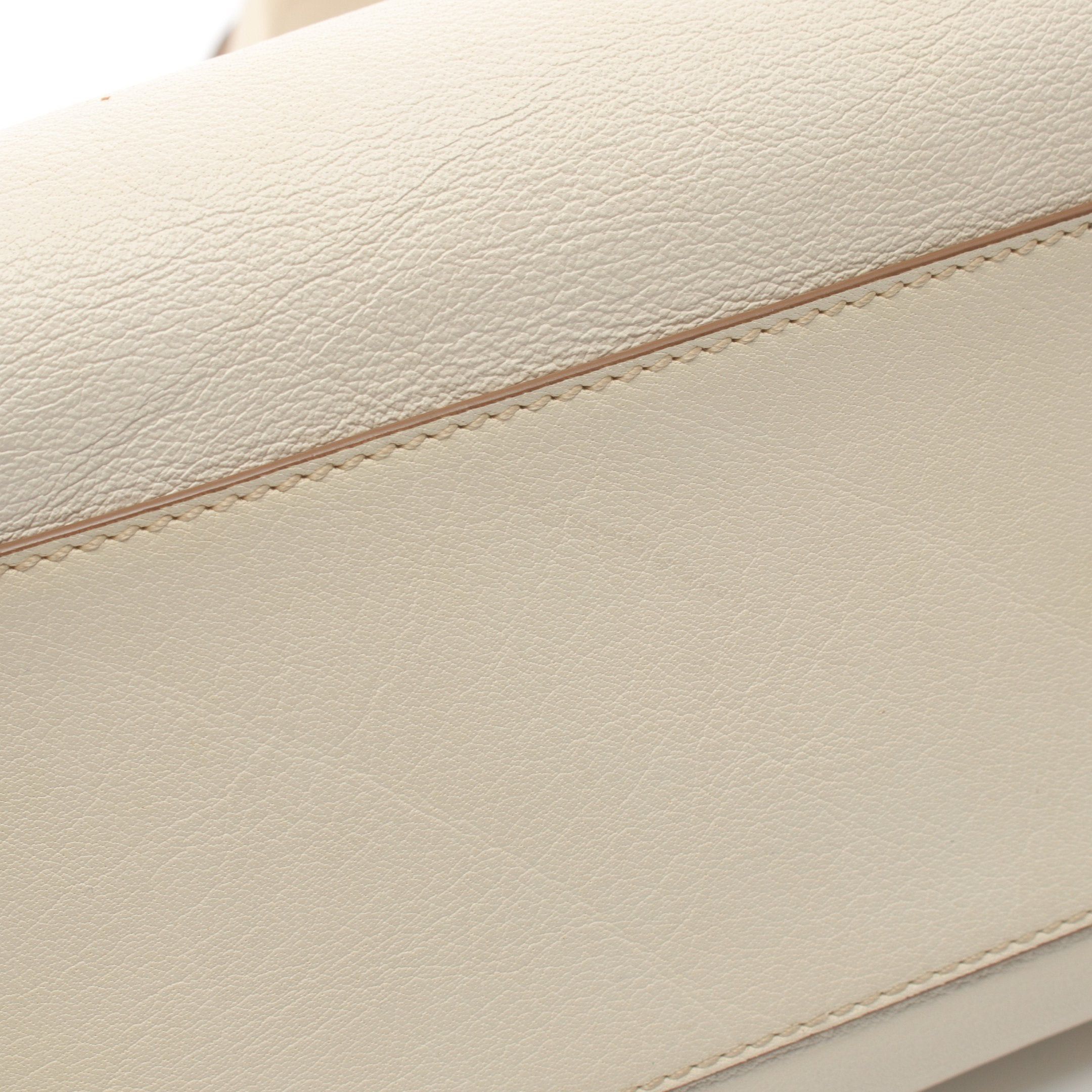 Cartier Cartier Marcello De Cartier Handbag Leather Off White Size ONE SIZE - 9 Thumbnail