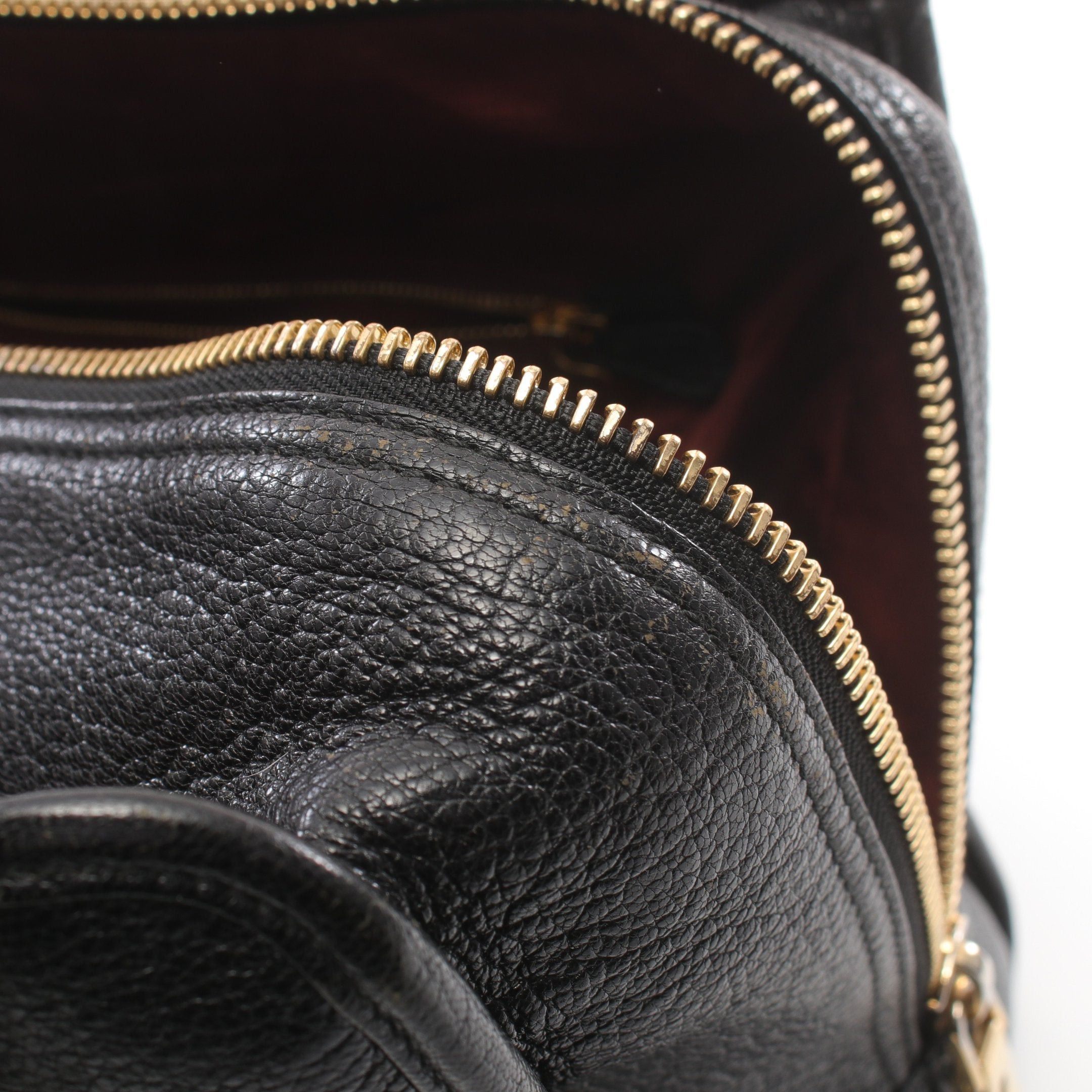 Loewe Loewe Amazona36 Handbag Leather Black Size ONE SIZE - 6 Thumbnail