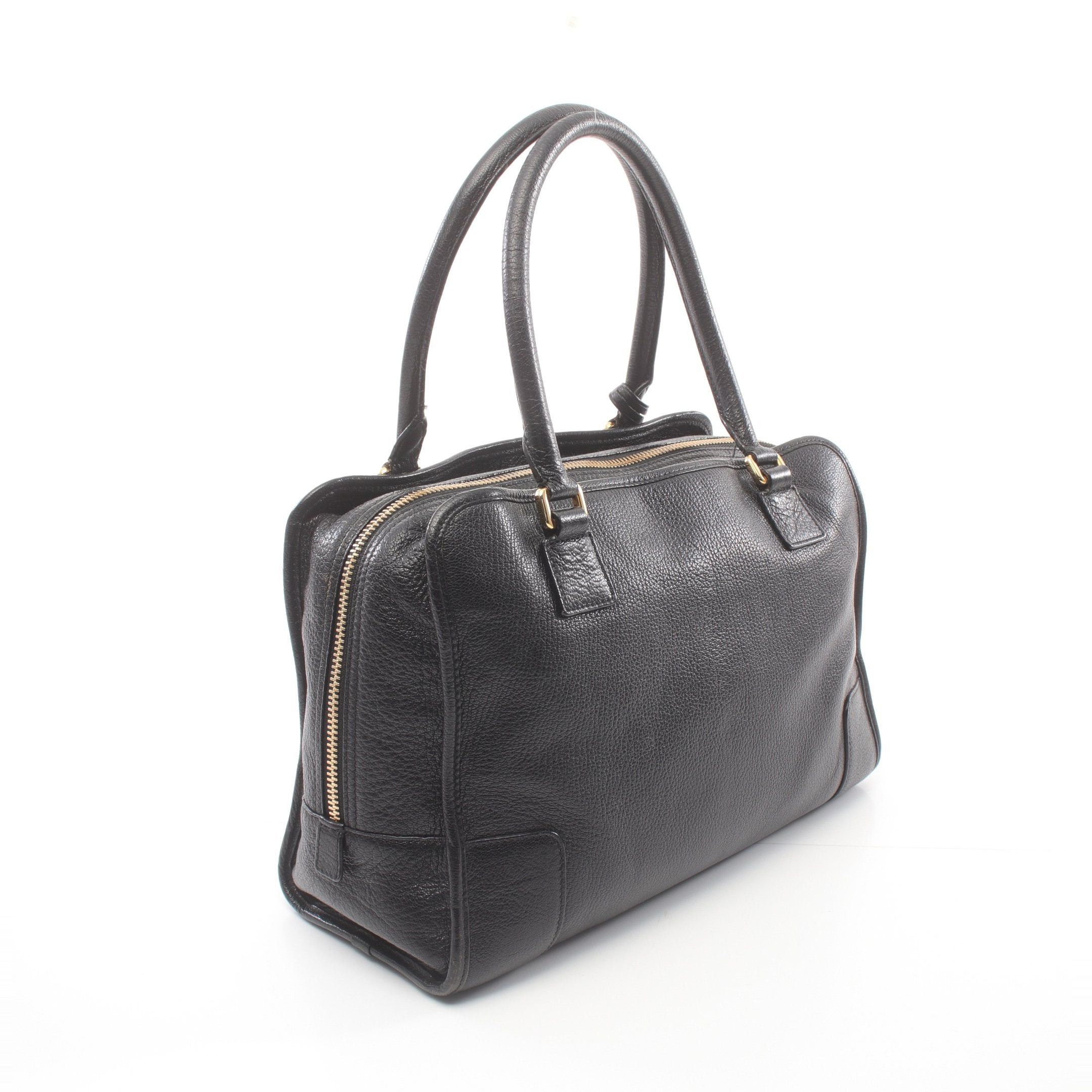 Loewe Loewe Amazona36 Handbag Leather Black Size ONE SIZE - 2 Thumbnail