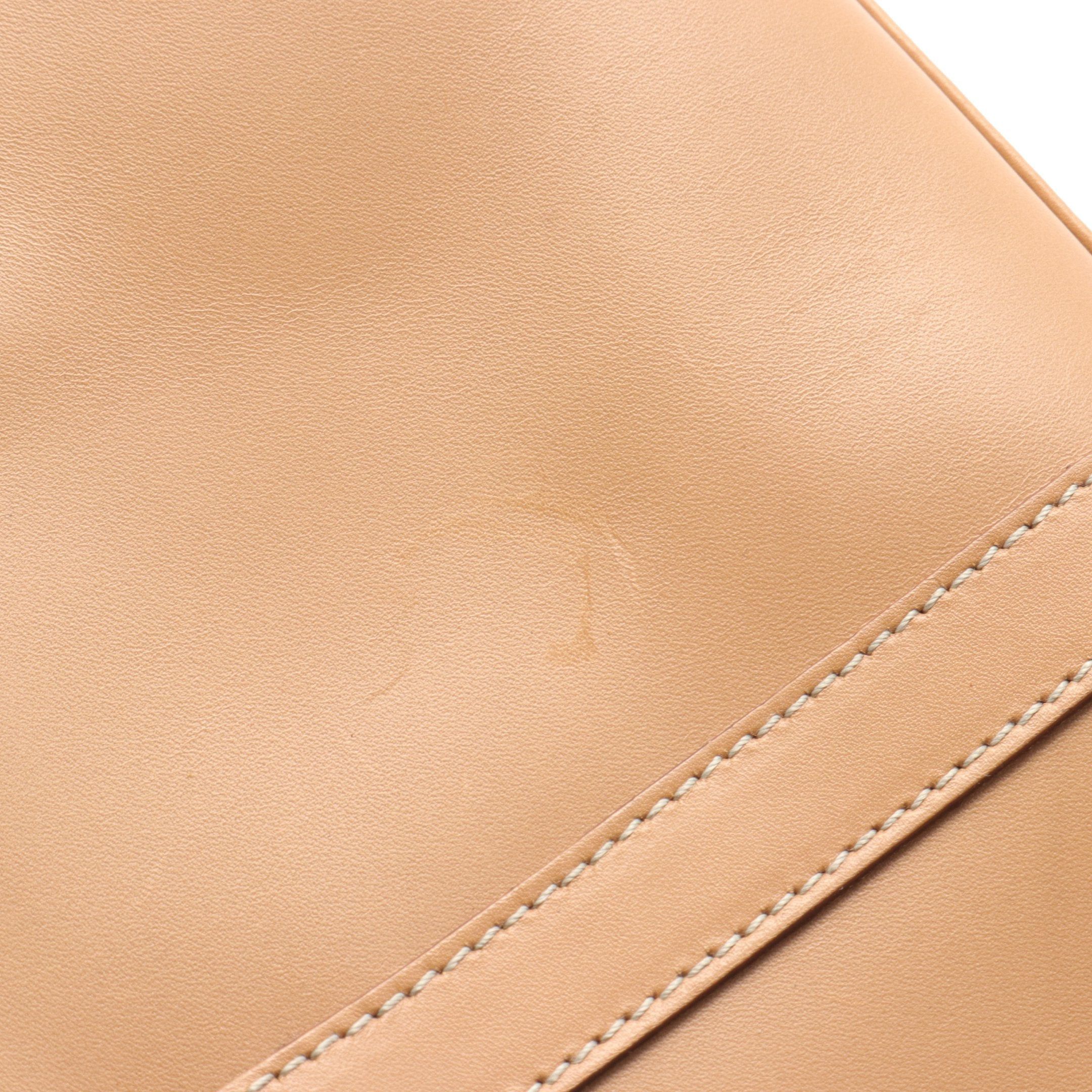 Gucci Gucci Jackie Line Handbag Leather Beige Size ONE SIZE - 12 Thumbnail