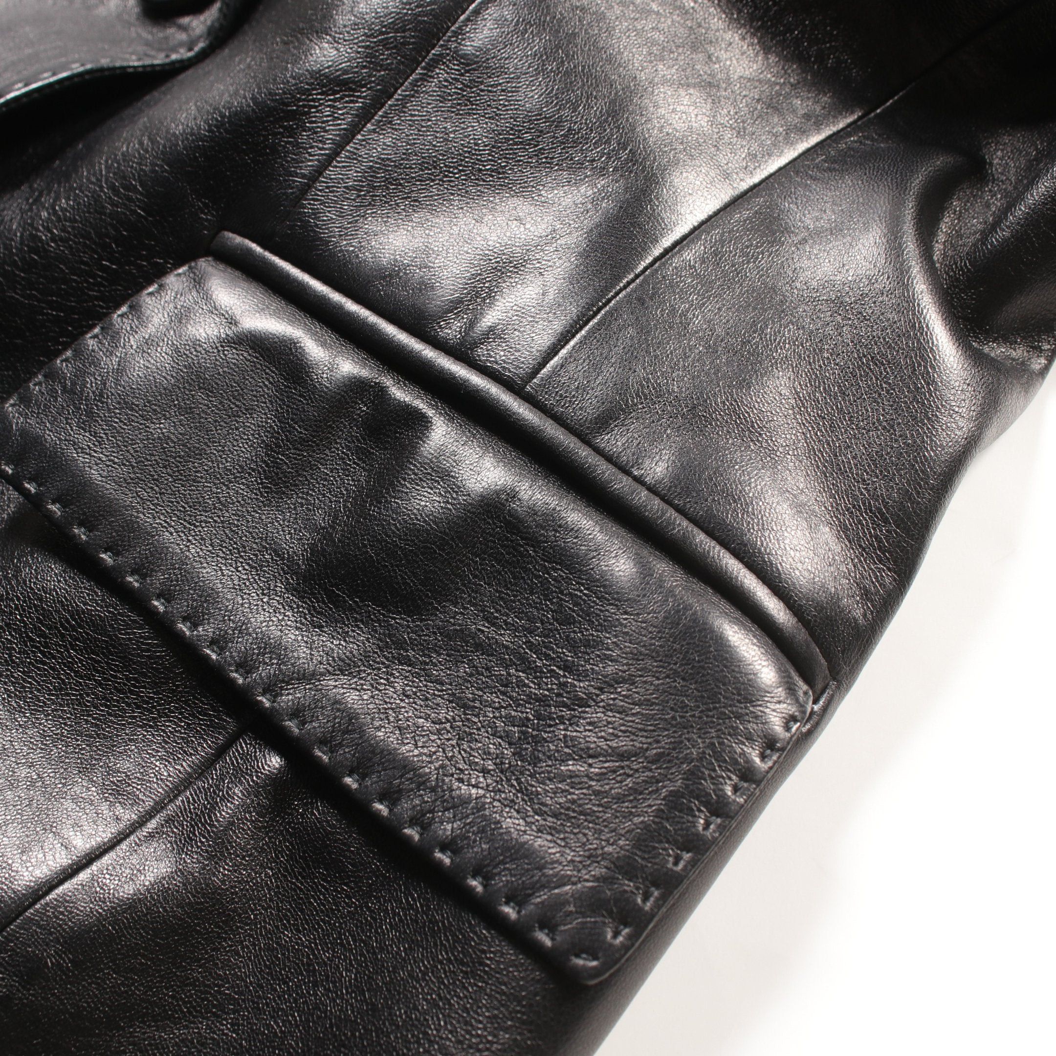 Gucci Gucci Leather Jacket Black Size ONE SIZE - 7 Thumbnail