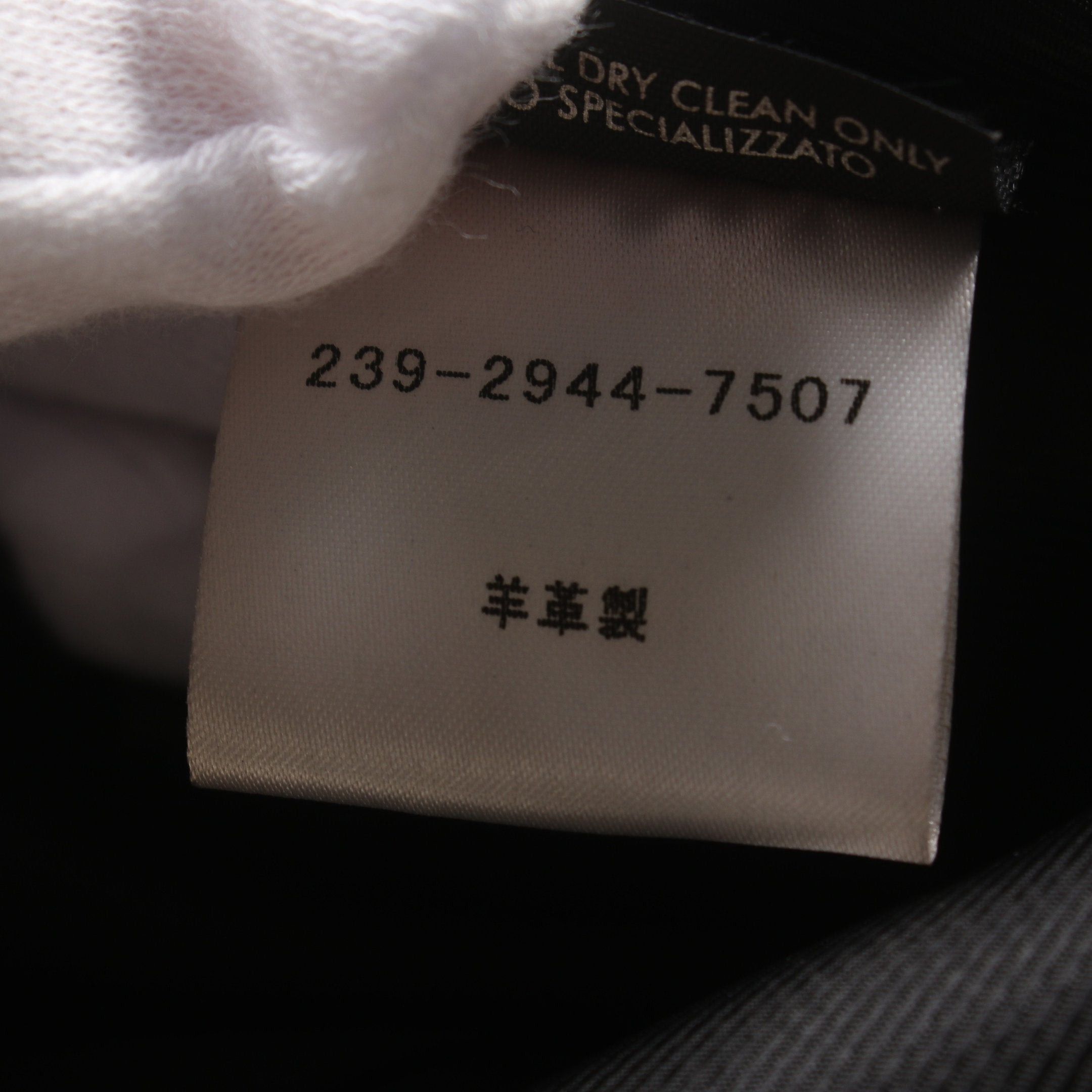 Gucci Gucci Leather Jacket Black Size ONE SIZE - 5 Thumbnail