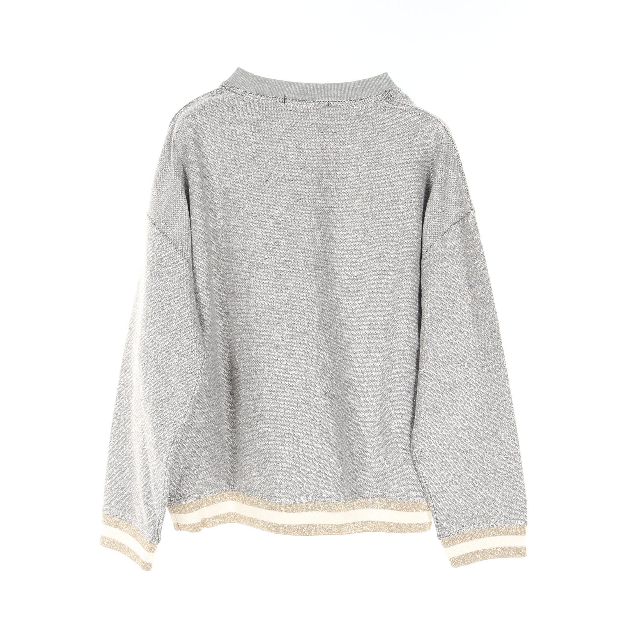 Burberry Burberry Sweatshirt Crew Neck Logo Embroidery Cotton Gray Multicolor Glitter Kids Size ONE SIZE - 2 Thumbnail