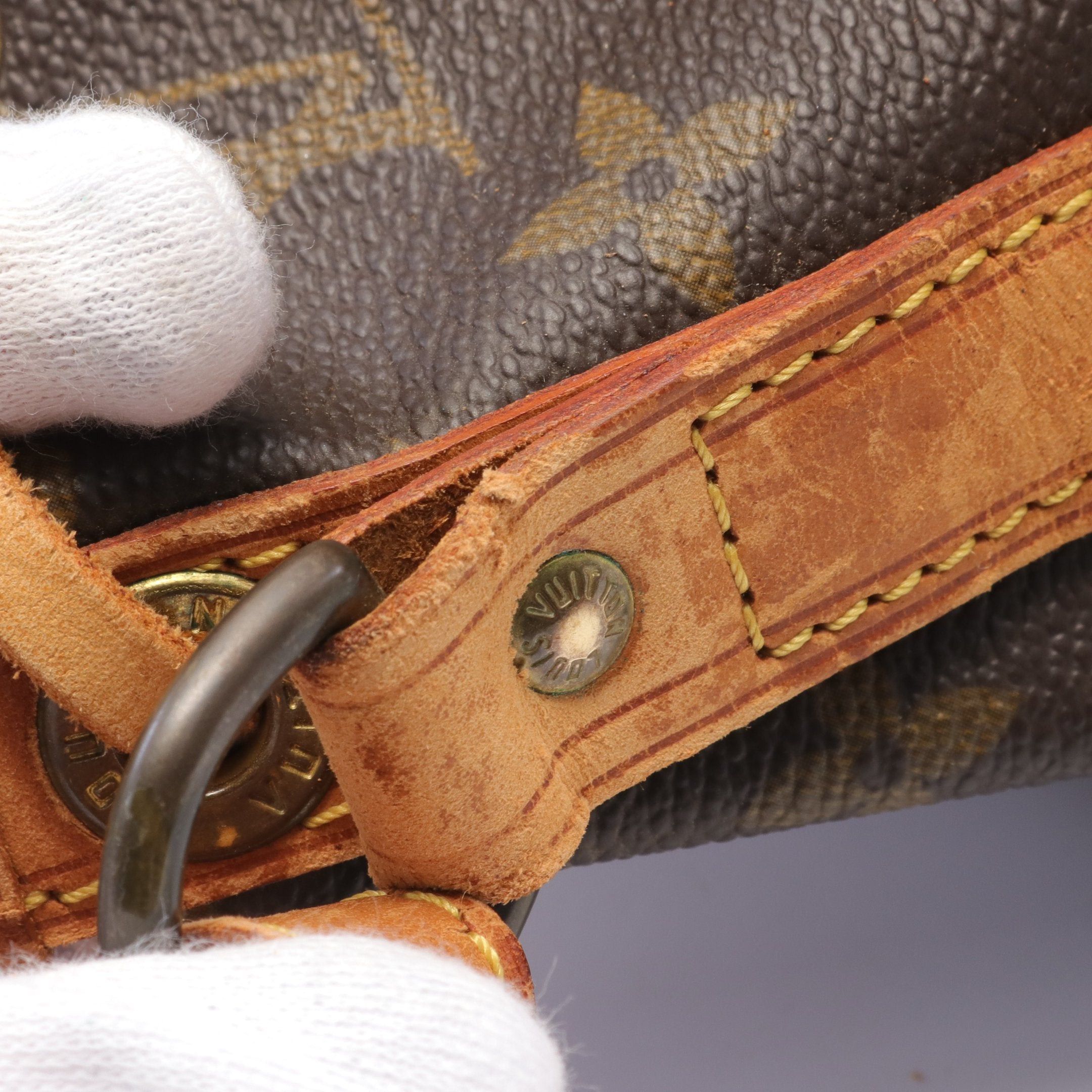 Louis Vuitton Louis Vuitton Peti Noe Monogram Shoulder Bag Leather Brown Size ONE SIZE - 8 Thumbnail