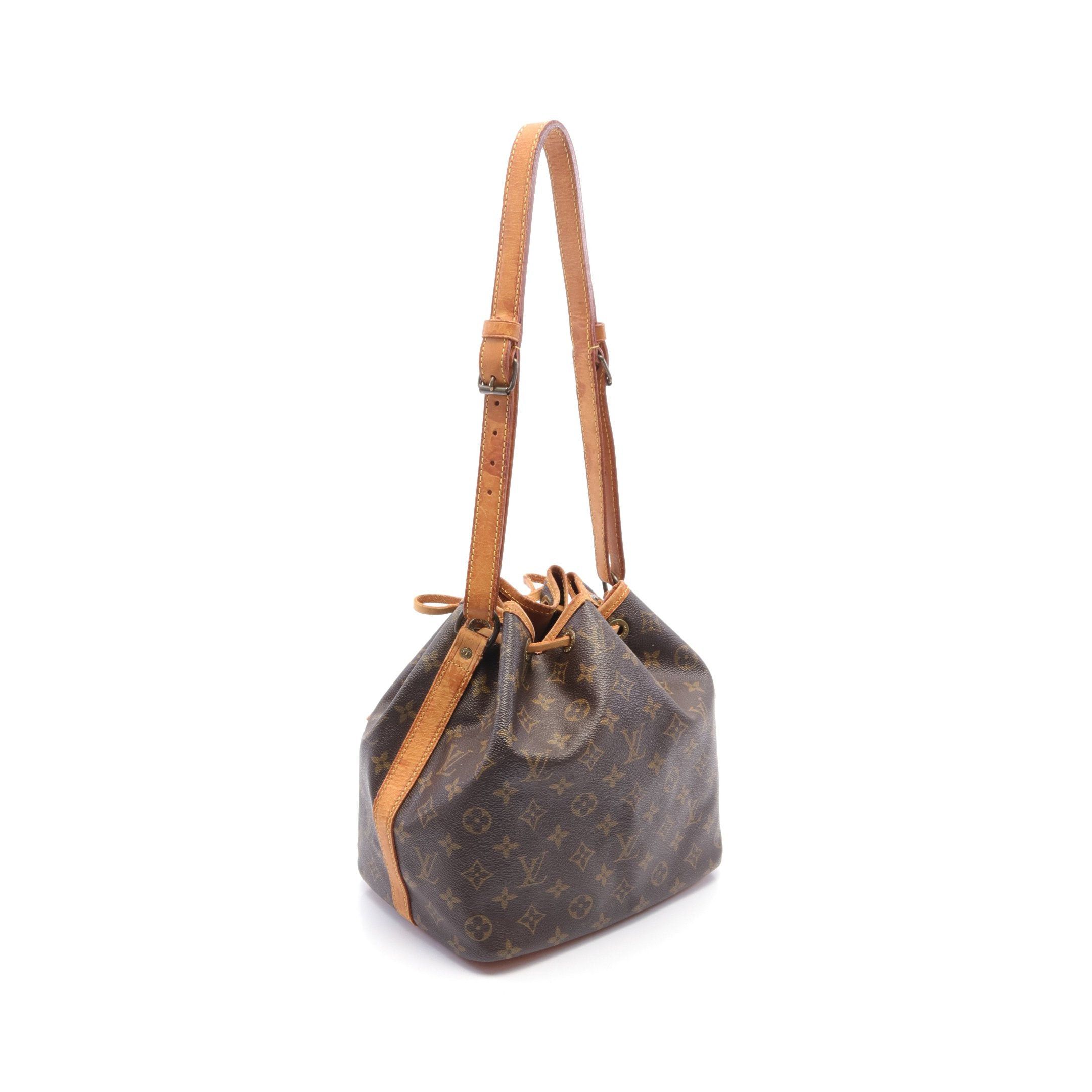 Louis Vuitton Louis Vuitton Peti Noe Monogram Shoulder Bag Leather Brown Size ONE SIZE - 2 Thumbnail