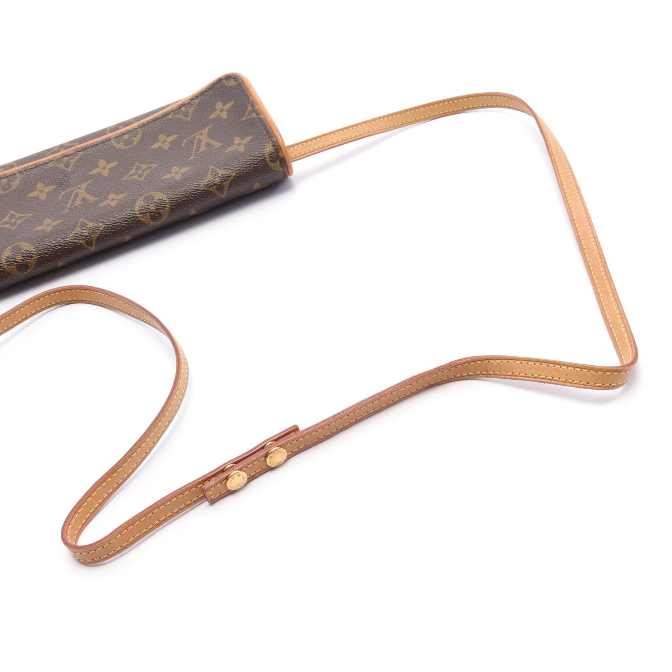 Louis Vuitton Louis Vuitton Pochette Twin Gm Monogram Shoulder Bag Leather Brown Size ONE SIZE - 8 Thumbnail