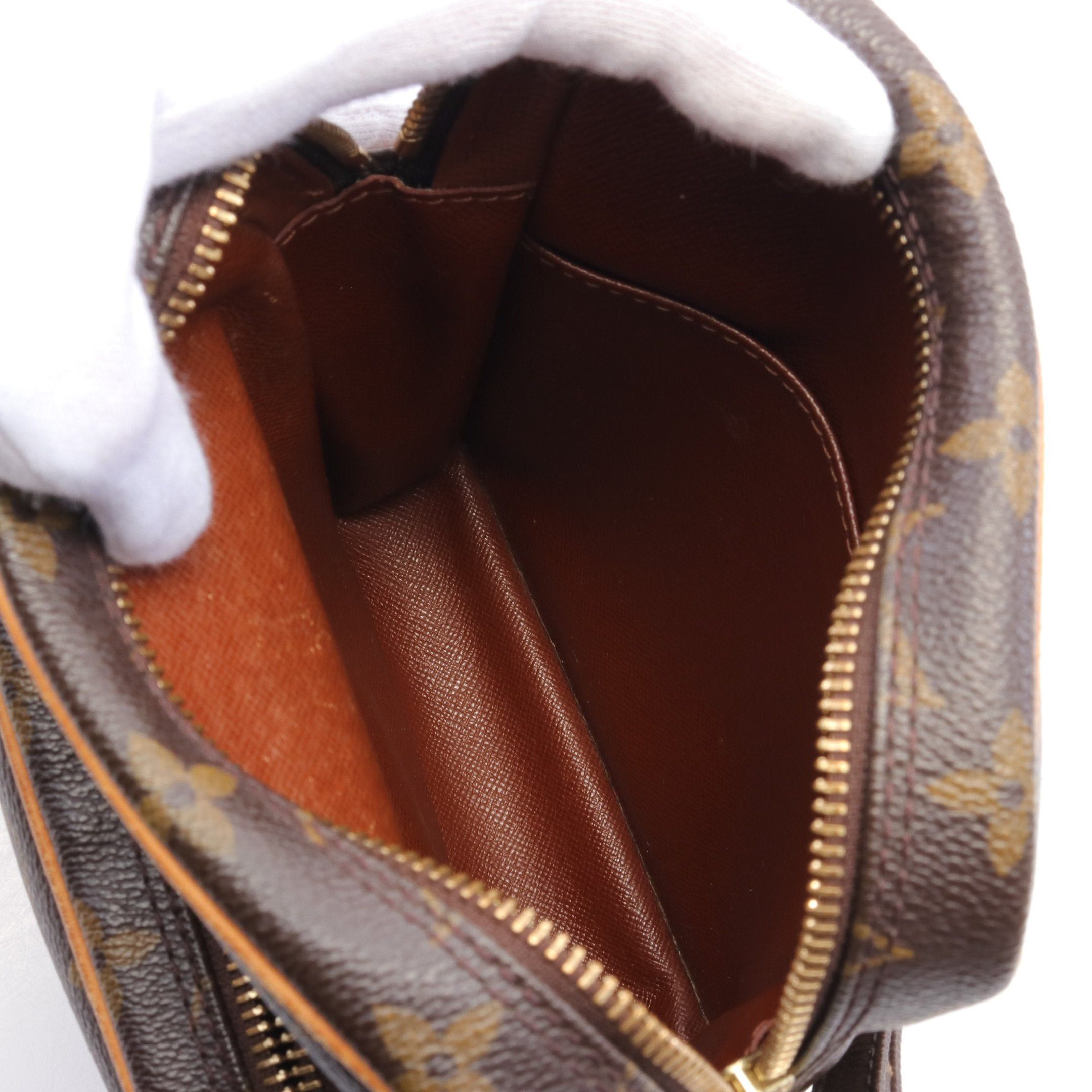 Louis Vuitton Louis Vuitton Amazon Monogram Shoulder Bag Leather Brown Size ONE SIZE - 3 Thumbnail