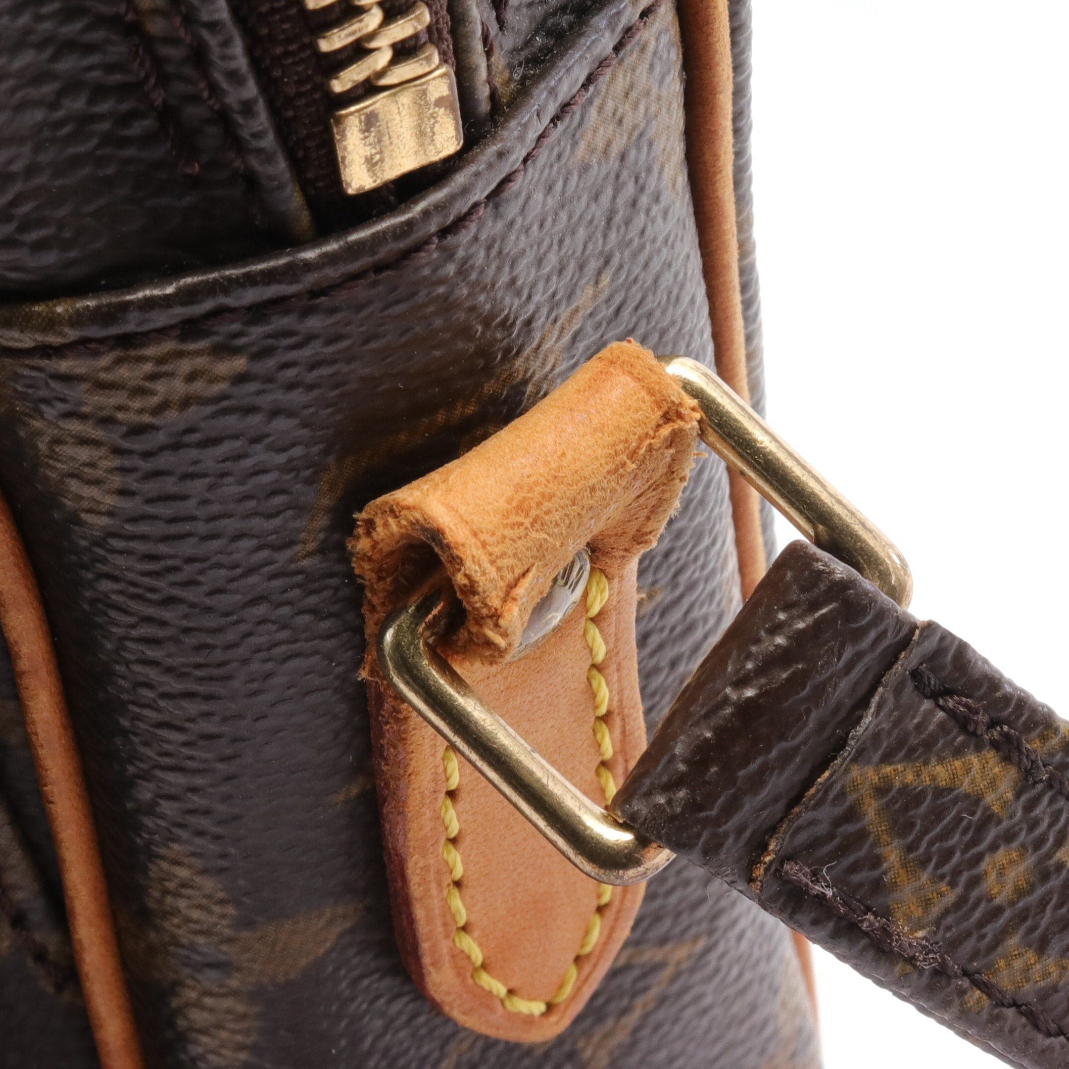 Louis Vuitton Louis Vuitton Amazon Monogram Shoulder Bag Leather Brown Size ONE SIZE - 8 Thumbnail