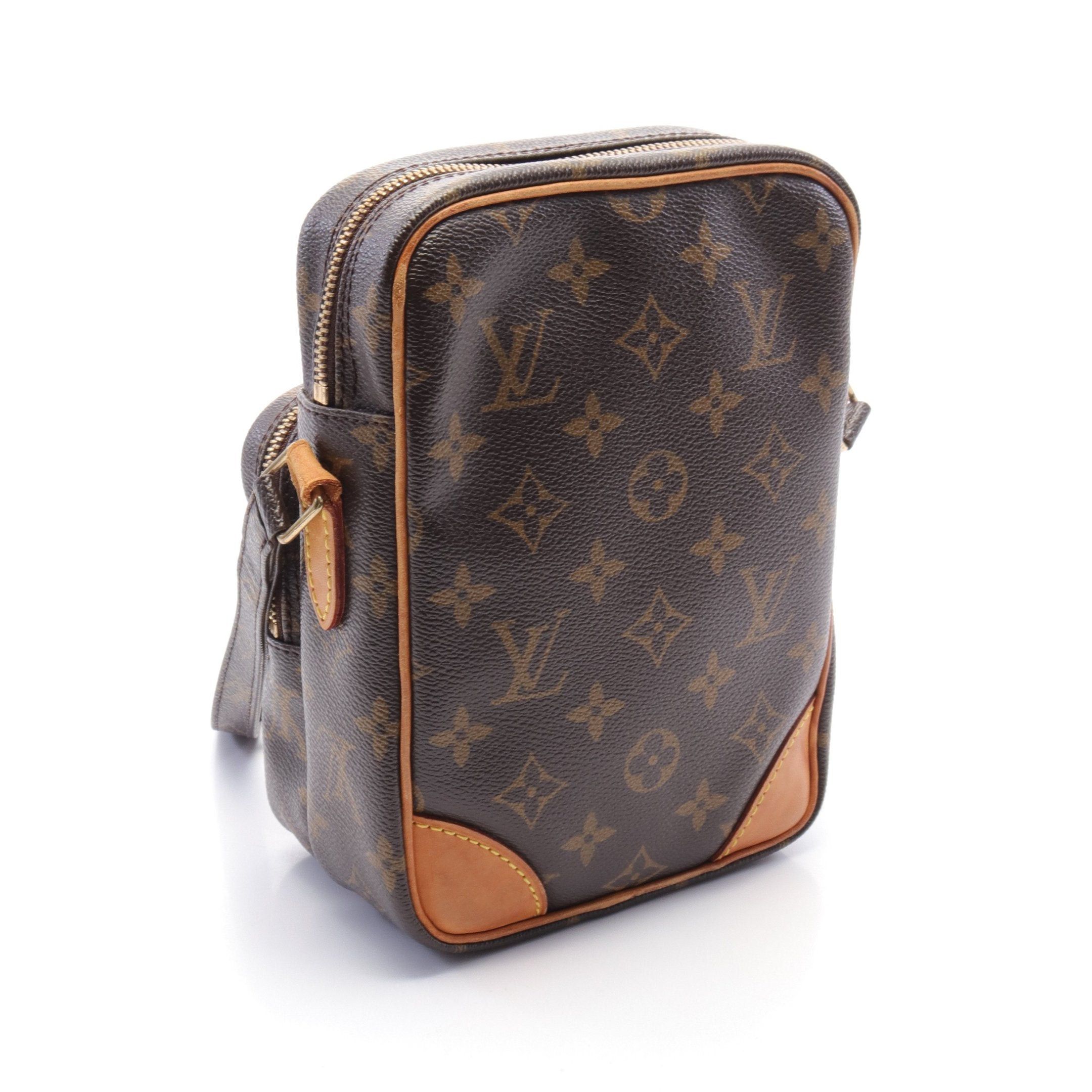 Louis Vuitton Louis Vuitton Amazon Monogram Shoulder Bag Leather Brown Size ONE SIZE - 2 Thumbnail