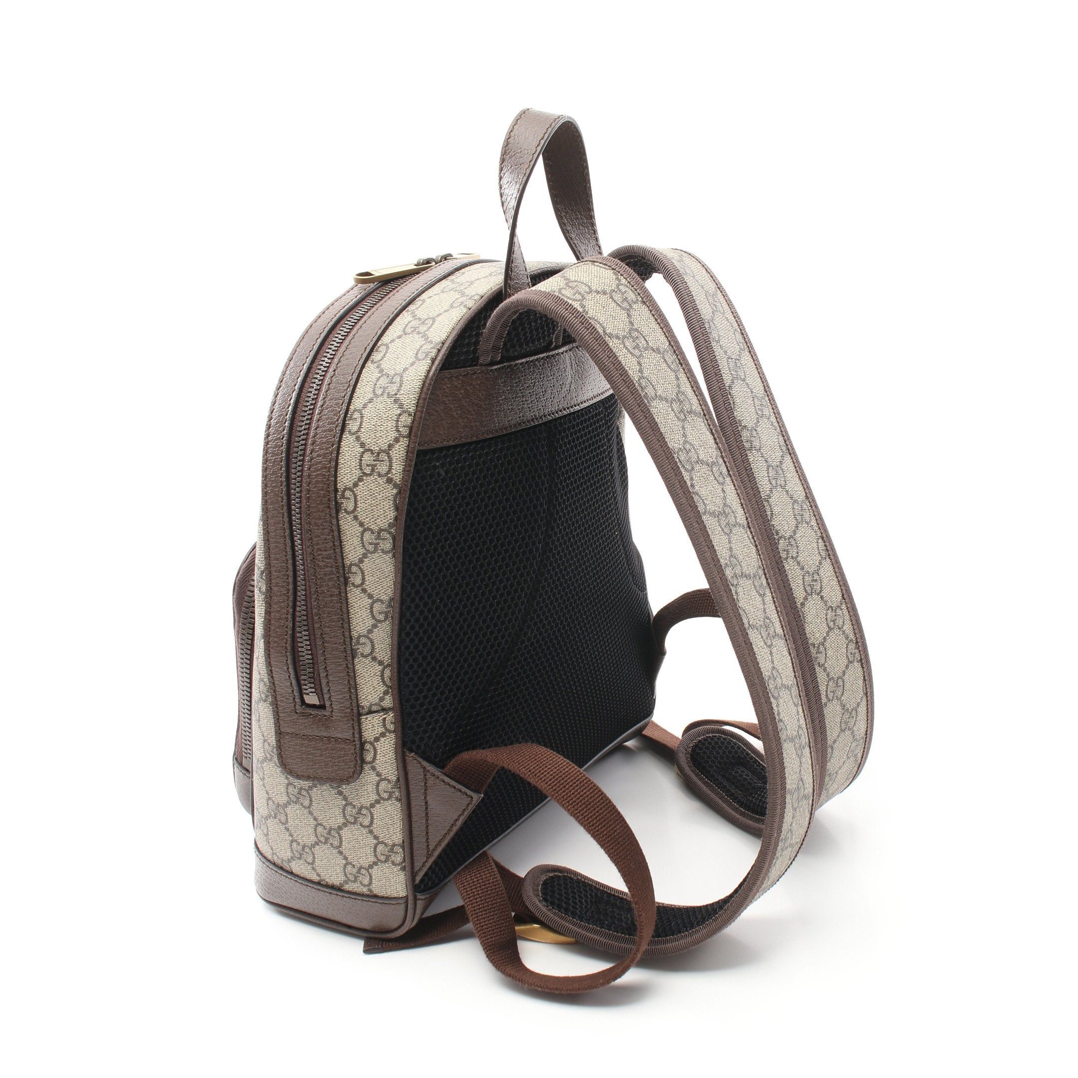 Gucci Gucci Ophidia Gg Supreme Backpack Rucksack Leather Beige Multicolor Size ONE SIZE - 2 Thumbnail