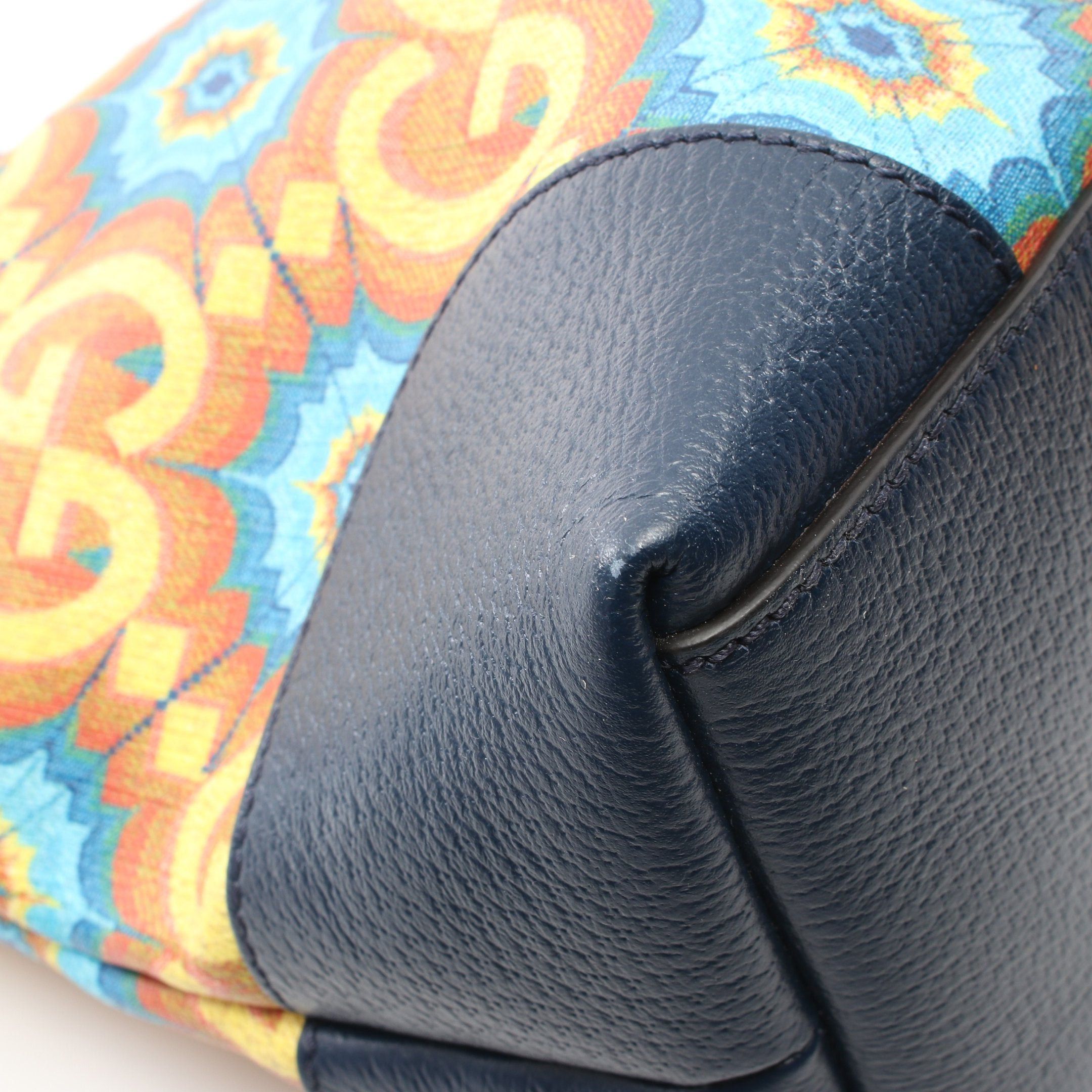 Gucci Gucci Gucci 100 Ophidia Shoulder Bag Tote Leather Navy Multicolor 100Th Anniversary Size ONE SIZE - 5 Thumbnail