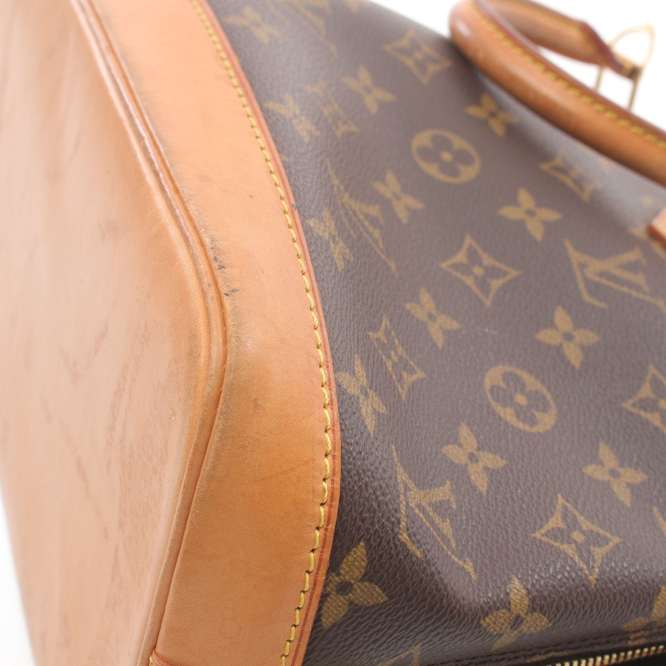 Louis Vuitton Louis Vuitton Alma Pm Monogram Handbag Leather Brown Size ONE SIZE - 6 Thumbnail