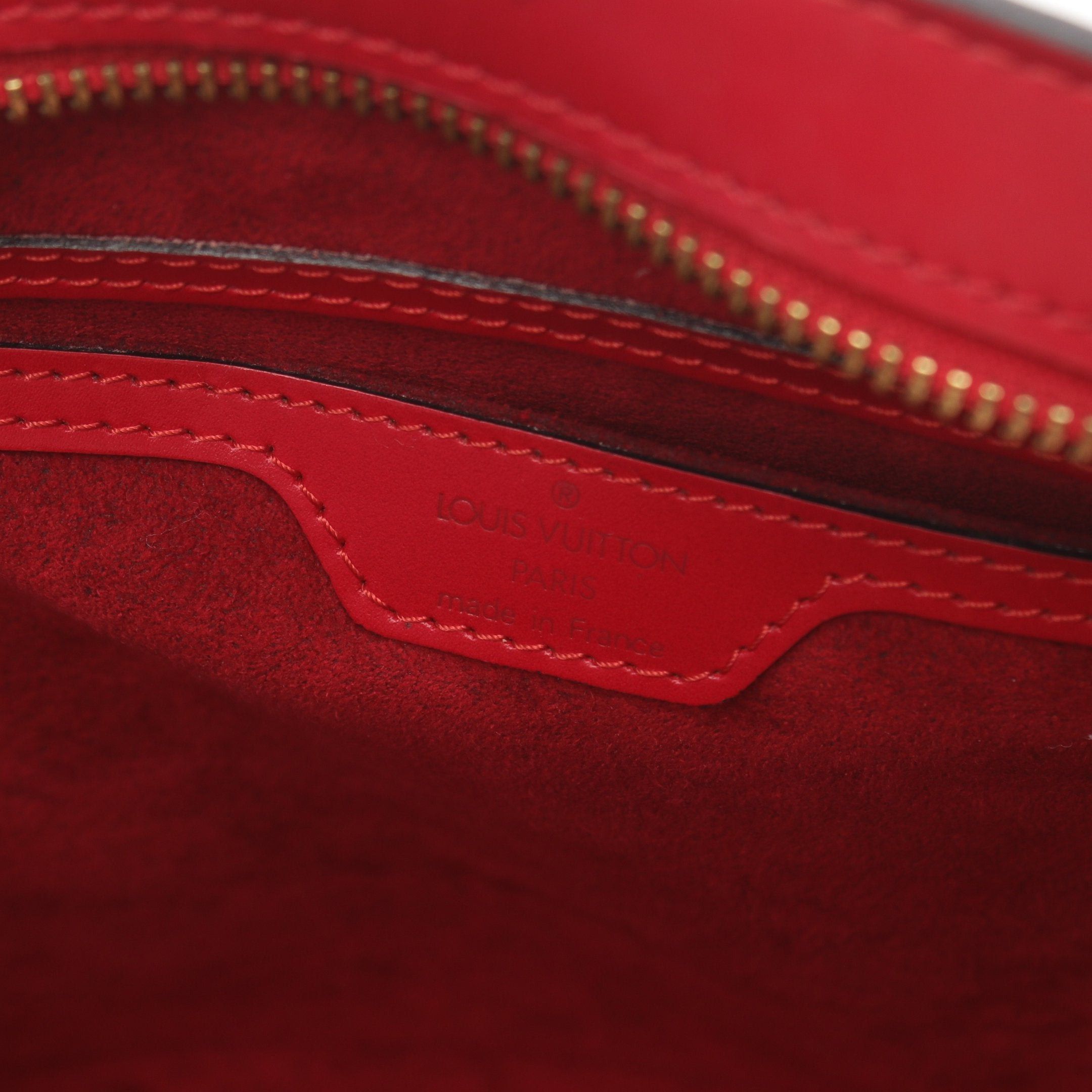 Louis Vuitton Louis Vuitton Saint-Jacques Epi Castilian Red Handbag Leather Size ONE SIZE - 4 Thumbnail
