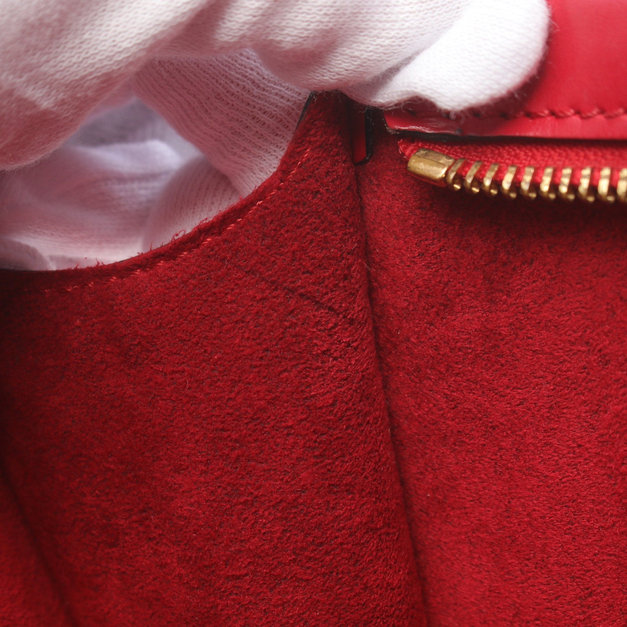 Louis Vuitton Louis Vuitton Saint-Jacques Epi Castilian Red Handbag Leather Size ONE SIZE - 9 Thumbnail