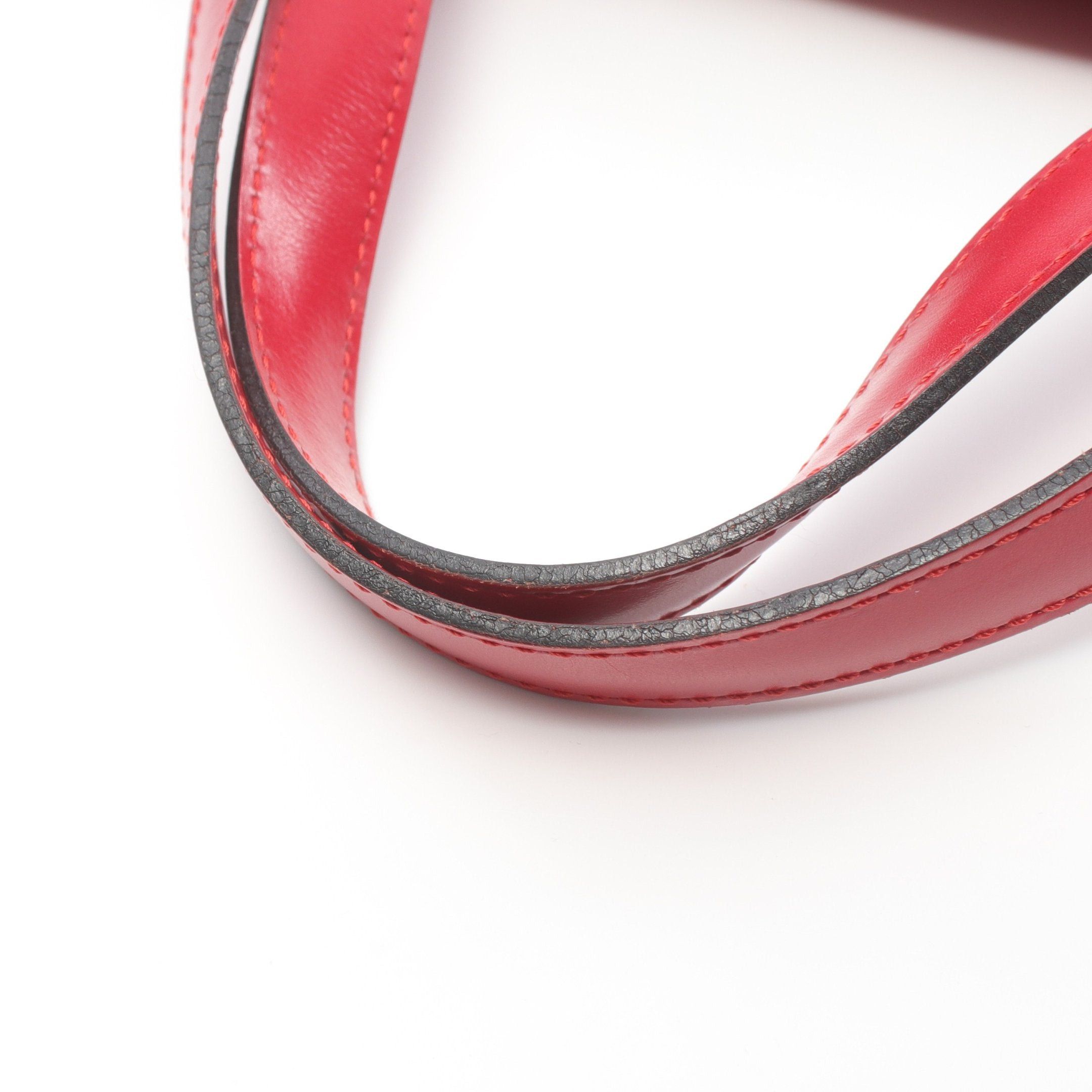 Louis Vuitton Louis Vuitton Saint-Jacques Epi Castilian Red Handbag Leather Size ONE SIZE - 7 Thumbnail