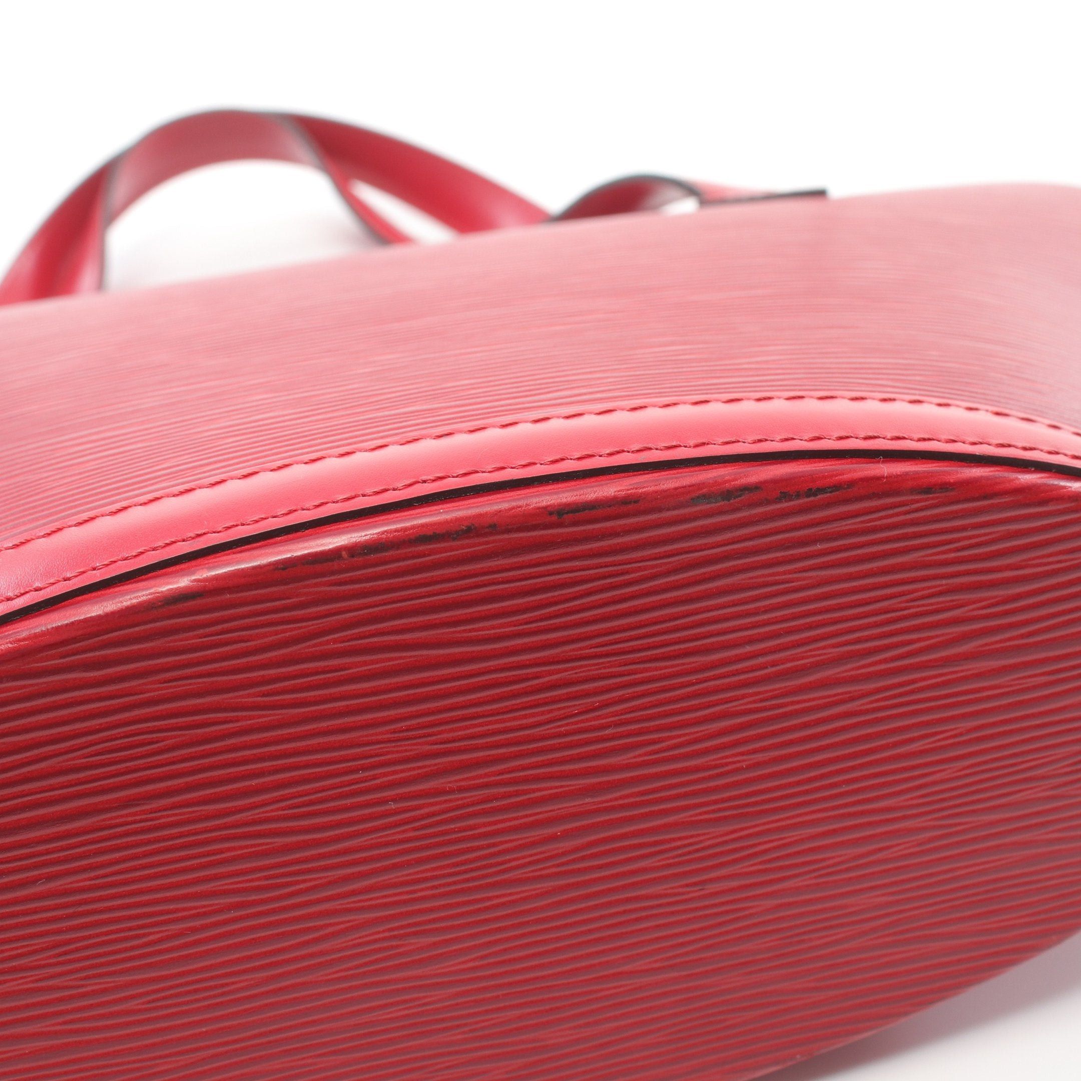 Louis Vuitton Louis Vuitton Saint-Jacques Epi Castilian Red Handbag Leather Size ONE SIZE - 8 Thumbnail