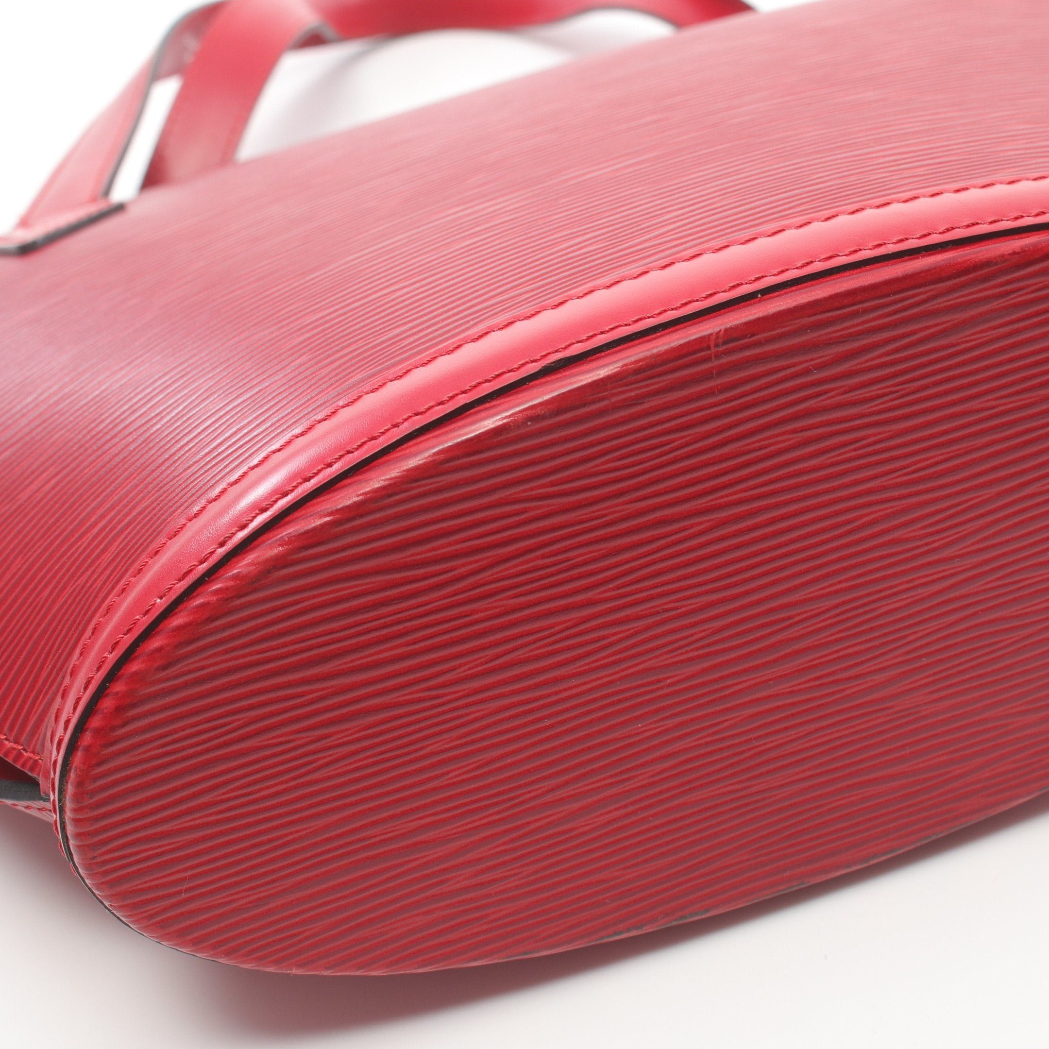 Louis Vuitton Louis Vuitton Saint-Jacques Epi Castilian Red Handbag Leather Size ONE SIZE - 10 Thumbnail