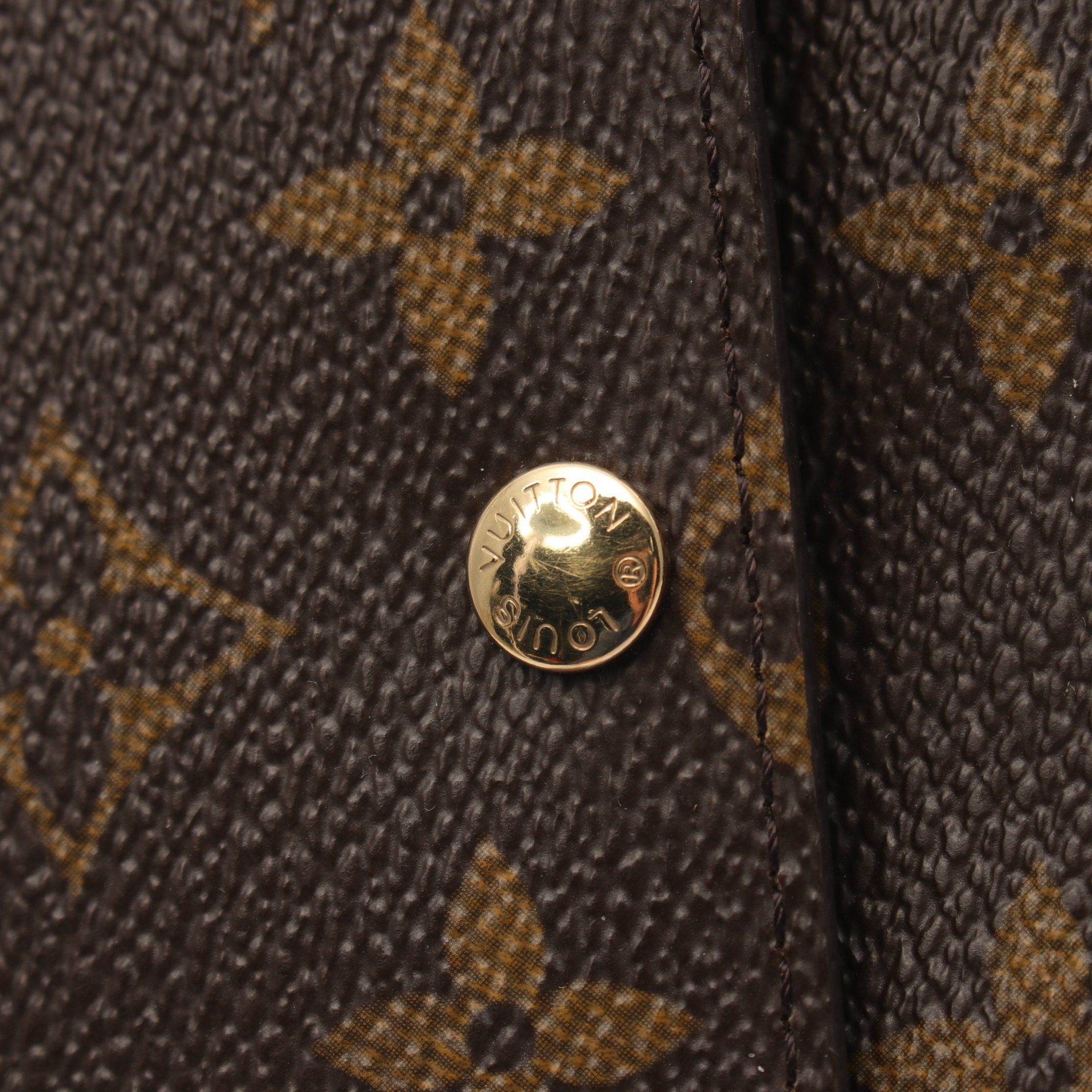 Louis Vuitton Louis Vuitton Portefeuil Sara Monogram Bi-Fold Long Wallet Leather Brown Size ONE SIZE - 6 Thumbnail