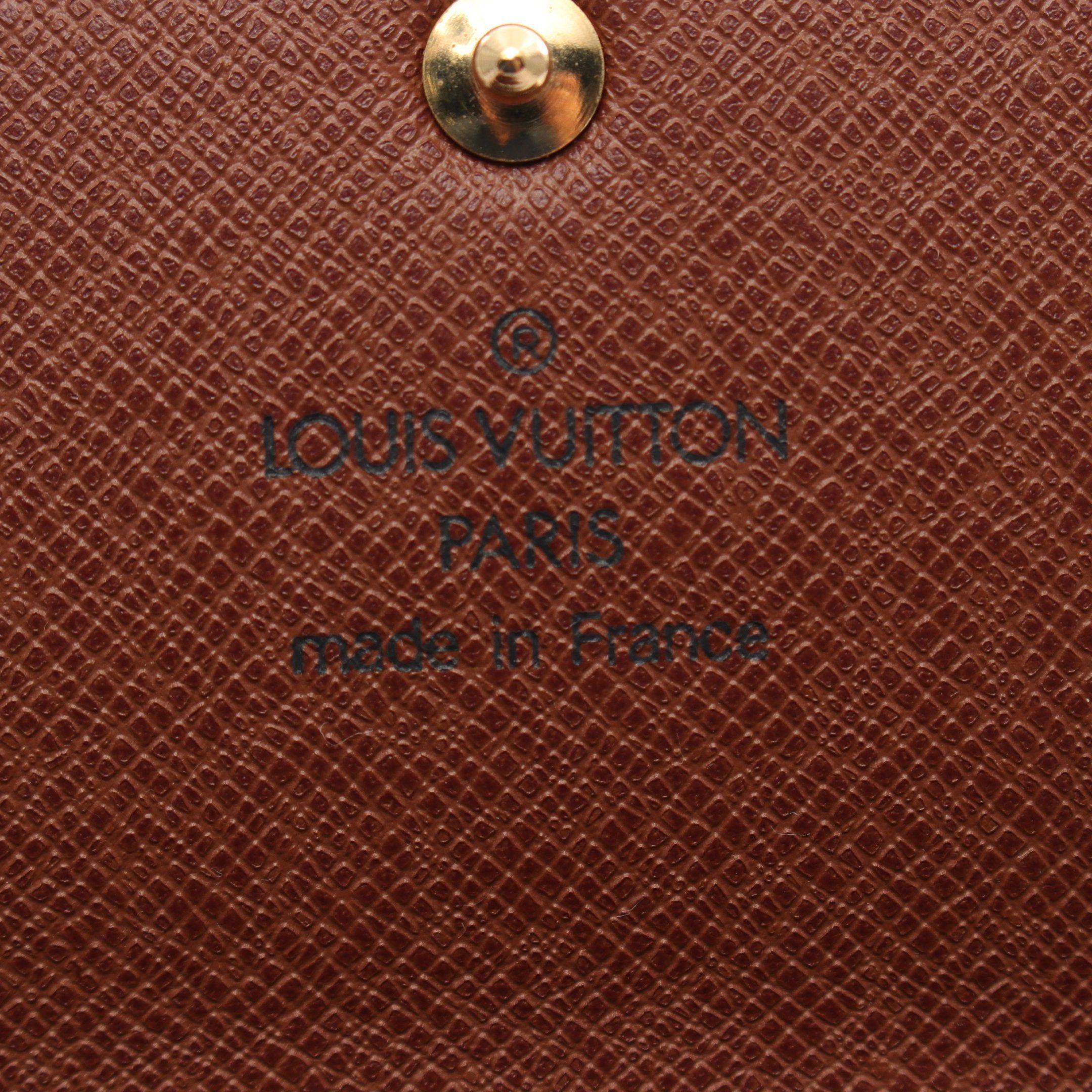 Louis Vuitton Louis Vuitton Portefeuil Sara Monogram Bi-Fold Long Wallet Leather Brown Size ONE SIZE - 4 Thumbnail