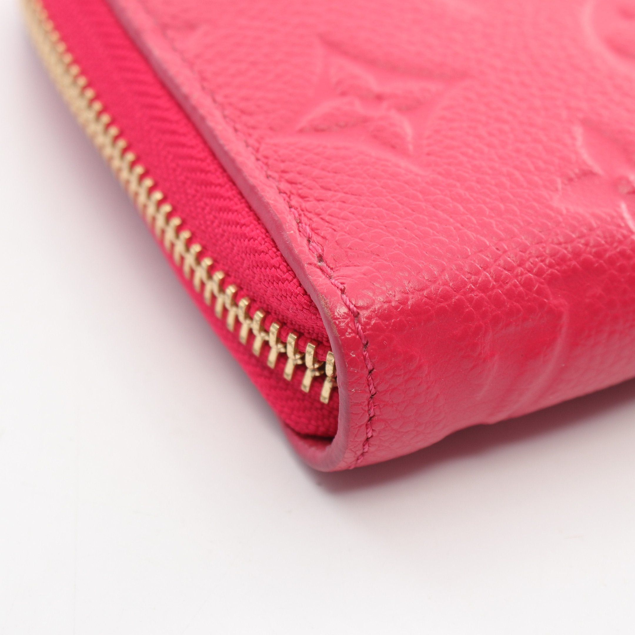 Louis Vuitton Louis Vuitton Zippy Wallet Monogram Empreinte Grenard Round Zipper Long Leather Pink Size ONE SIZE - 5 Thumbnail