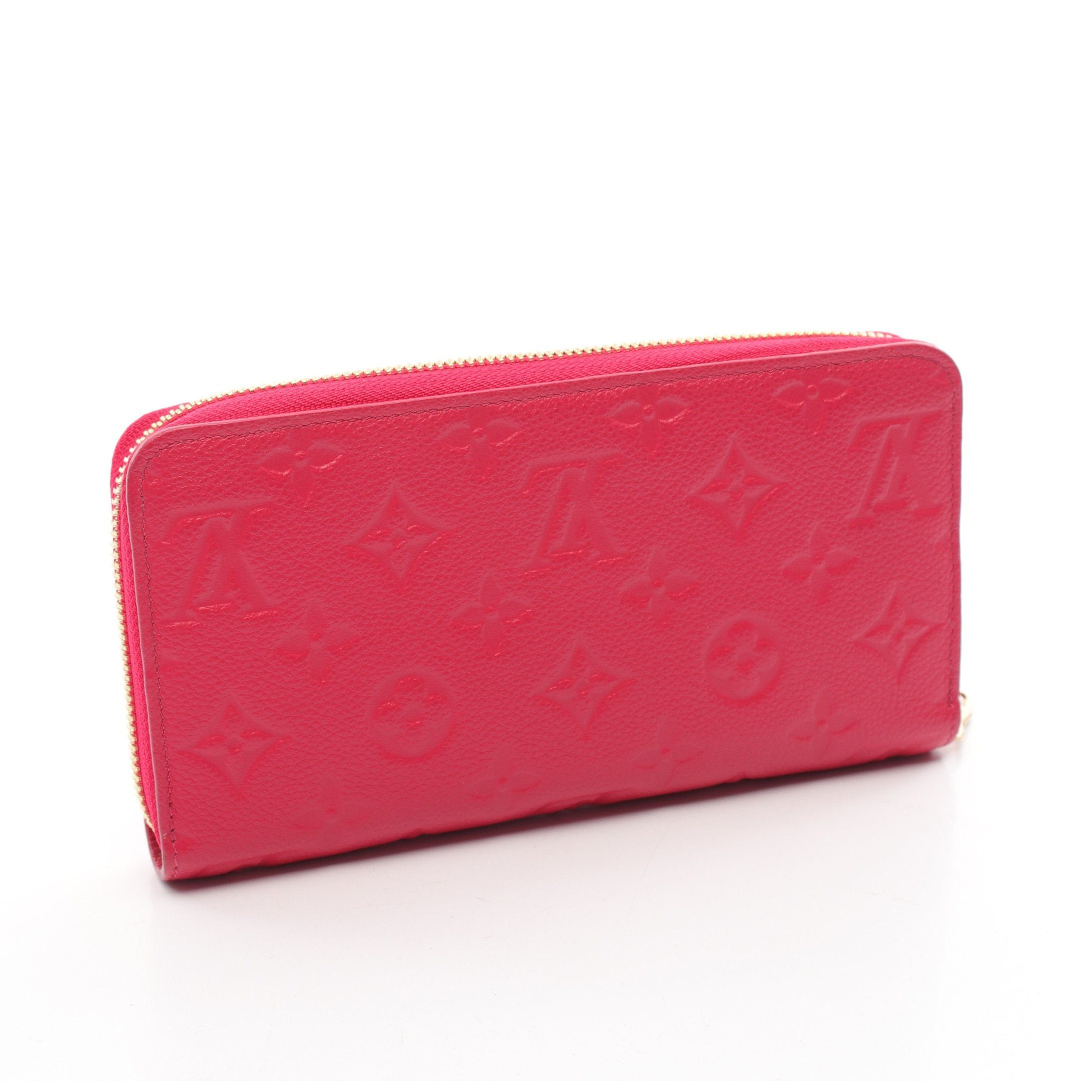 Louis Vuitton Louis Vuitton Zippy Wallet Monogram Empreinte Grenard Round Zipper Long Leather Pink Size ONE SIZE - 2 Thumbnail