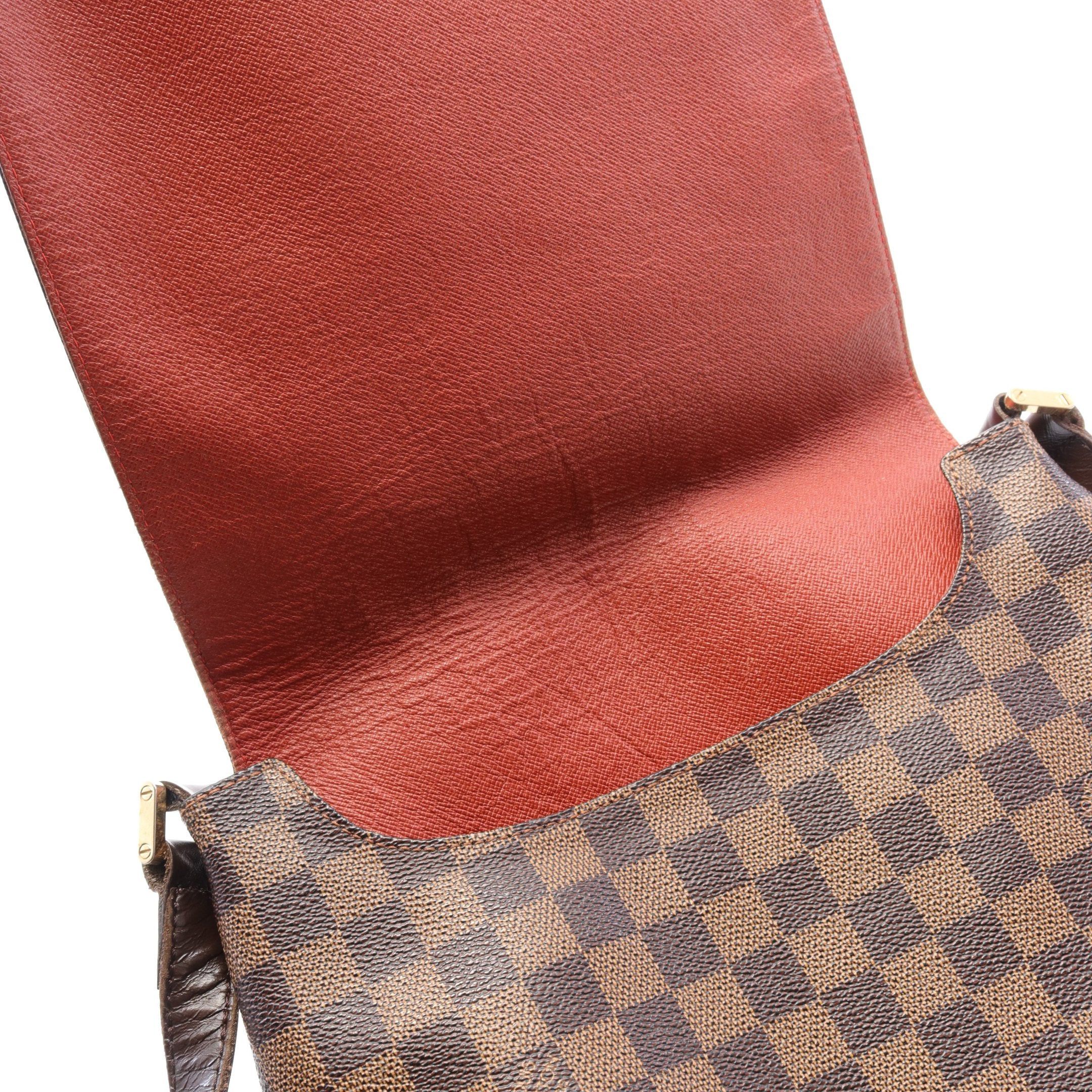 Louis Vuitton Louis Vuitton Musette Damier Ebene Shoulder Bag Leather Brown Size ONE SIZE - 6 Thumbnail