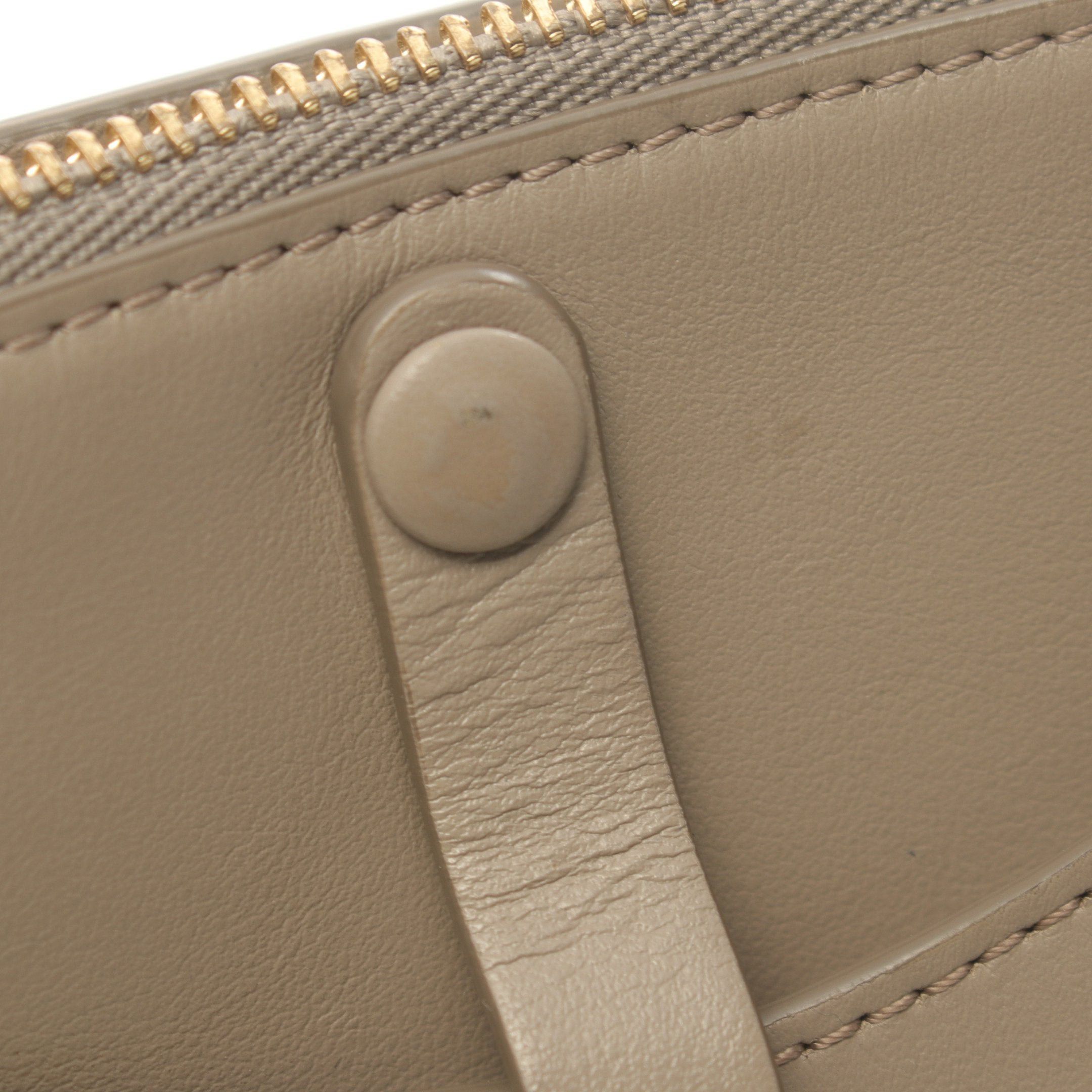 Chloe Chloe Tess Chain Shoulder Bag Leather Gray Beige Size ONE SIZE - 5 Thumbnail