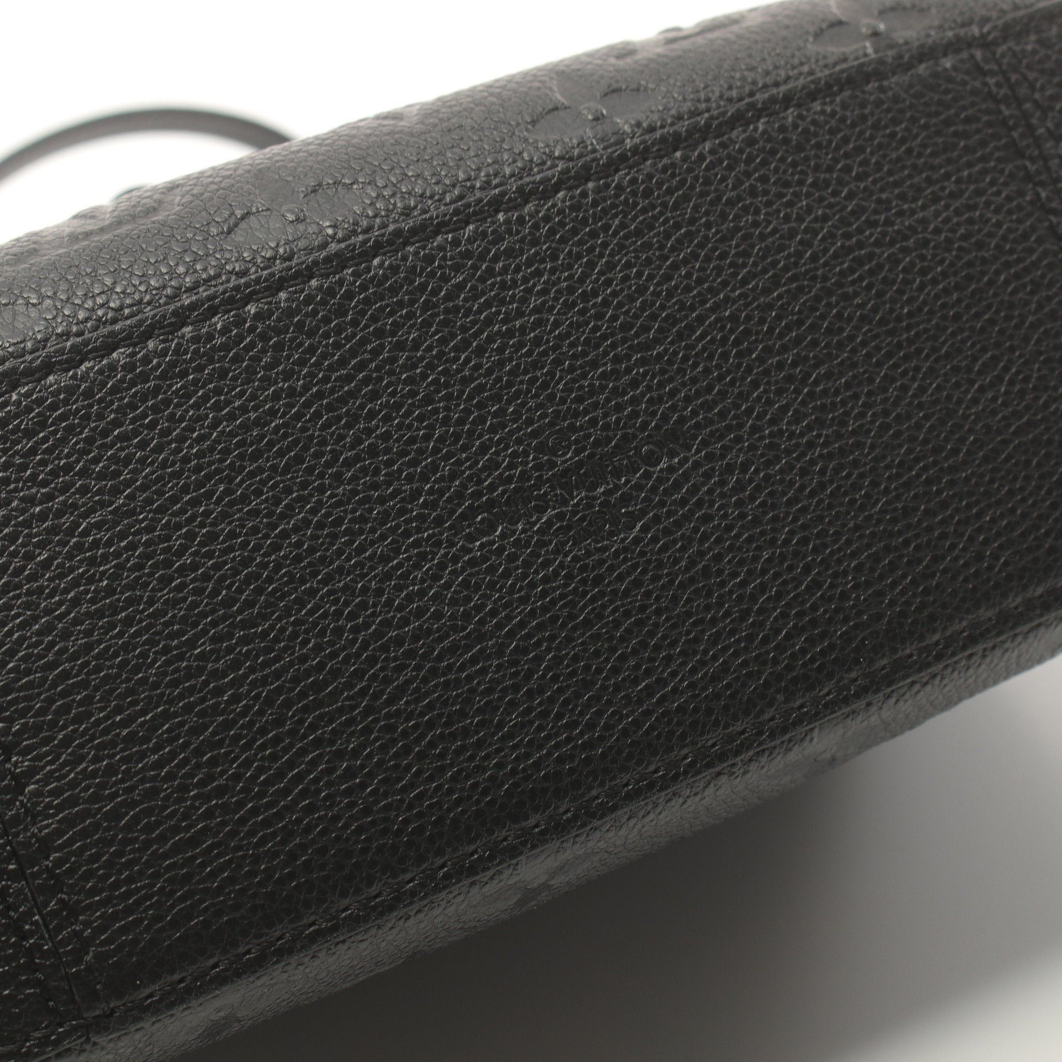Louis Vuitton Louis Vuitton Saintonge Monogram Empreinte Noir Shoulder Bag Leather Black Size ONE SIZE - 8 Thumbnail