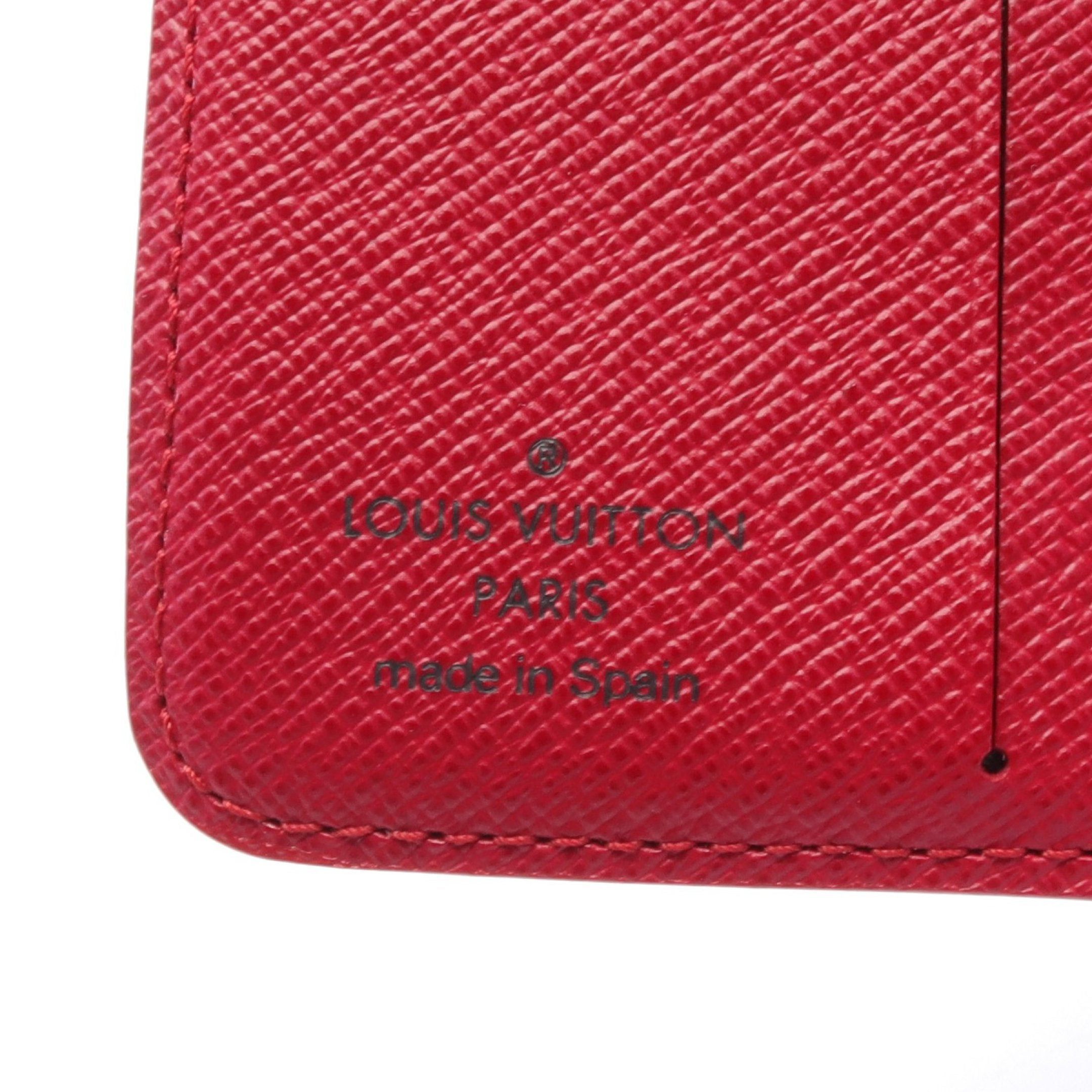 Louis Vuitton Louis Vuitton Compact Zip Monogram Cherry Bi-Fold Wallet Brown Red Size ONE SIZE - 4 Thumbnail