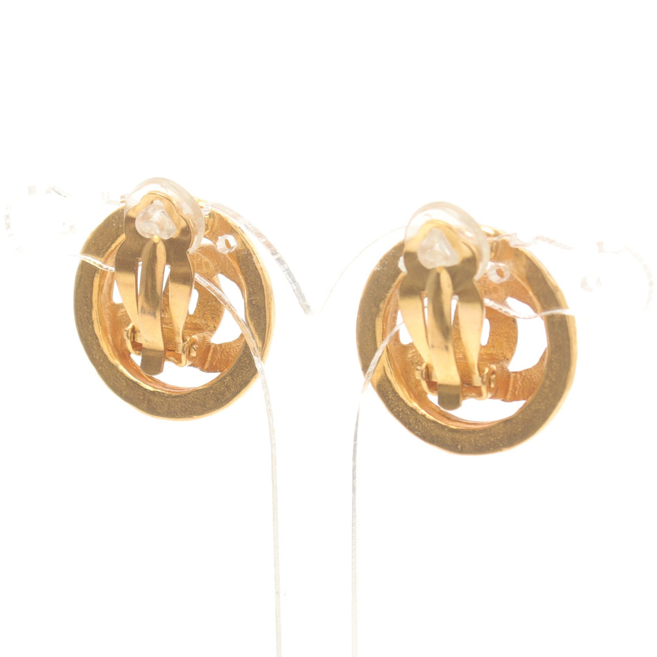 Chanel Chanel Coco Mark Earrings Gp Gold 94P Size ONE SIZE - 2 Thumbnail