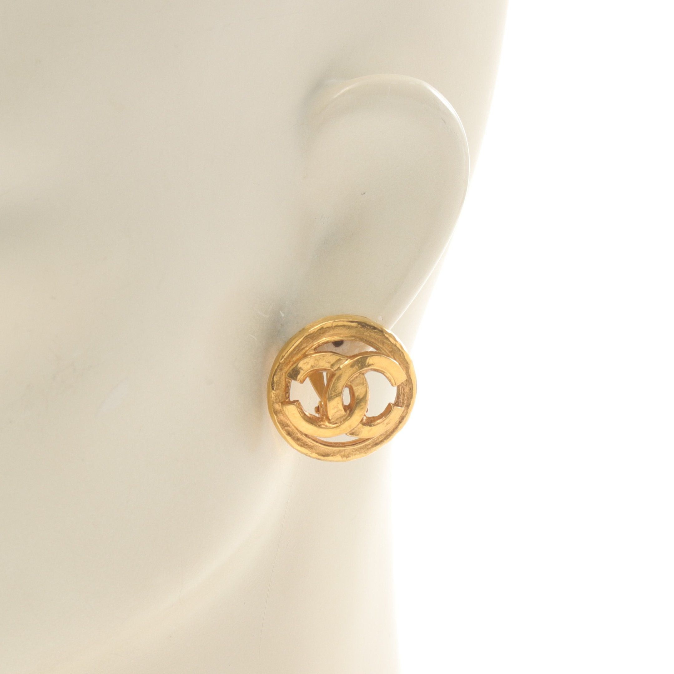 Chanel Chanel Coco Mark Earrings Gp Gold 94P Size ONE SIZE - 4 Thumbnail