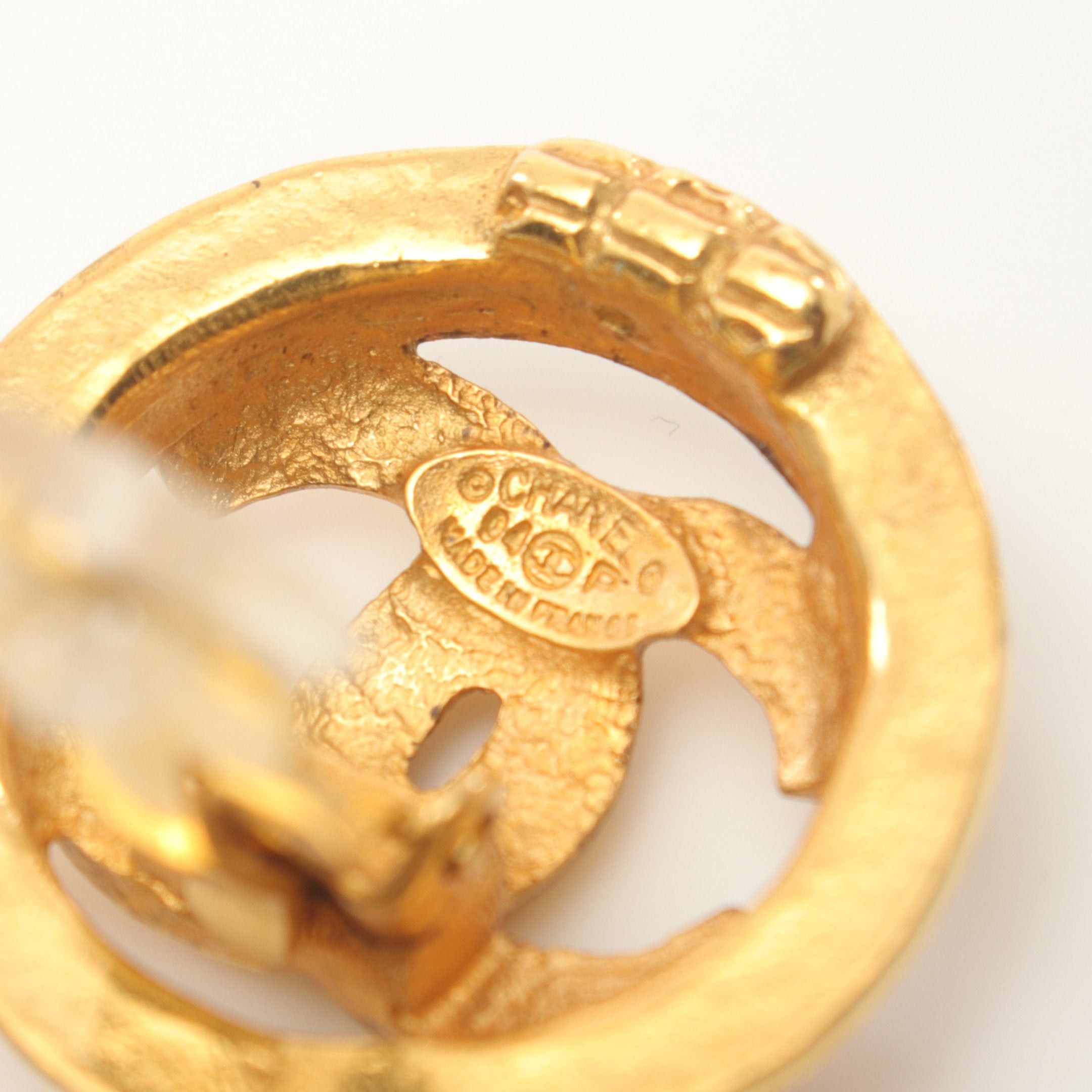 Chanel Chanel Coco Mark Earrings Gp Gold 94P Size ONE SIZE - 3 Thumbnail