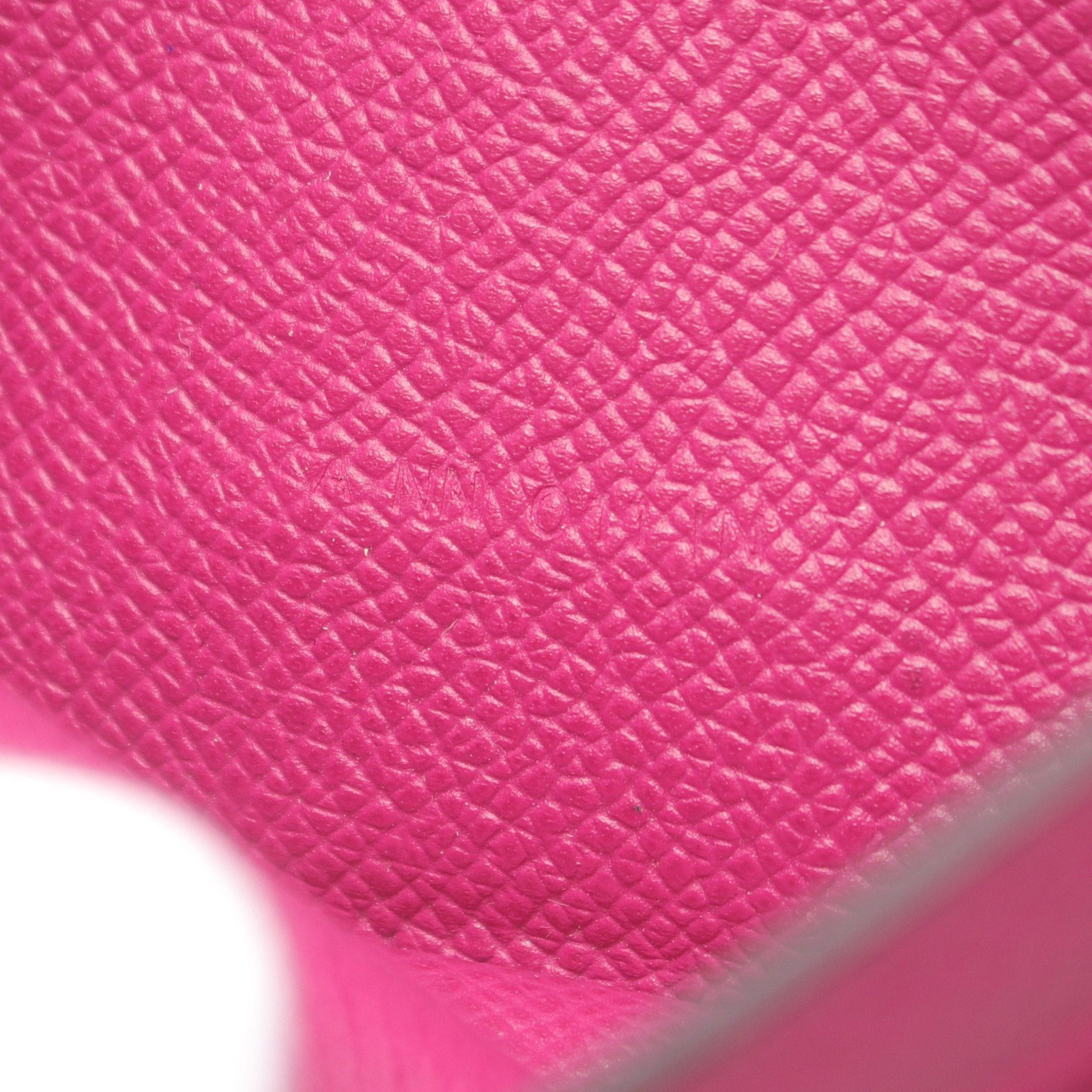 Hermes Hermes Bear Souffle Verso Blue Indigo Rose Purple Bi-Fold Long Wallet Veau Epsom Navy Pink Silver Hardware A Stamp Size ONE SIZE - 5 Thumbnail