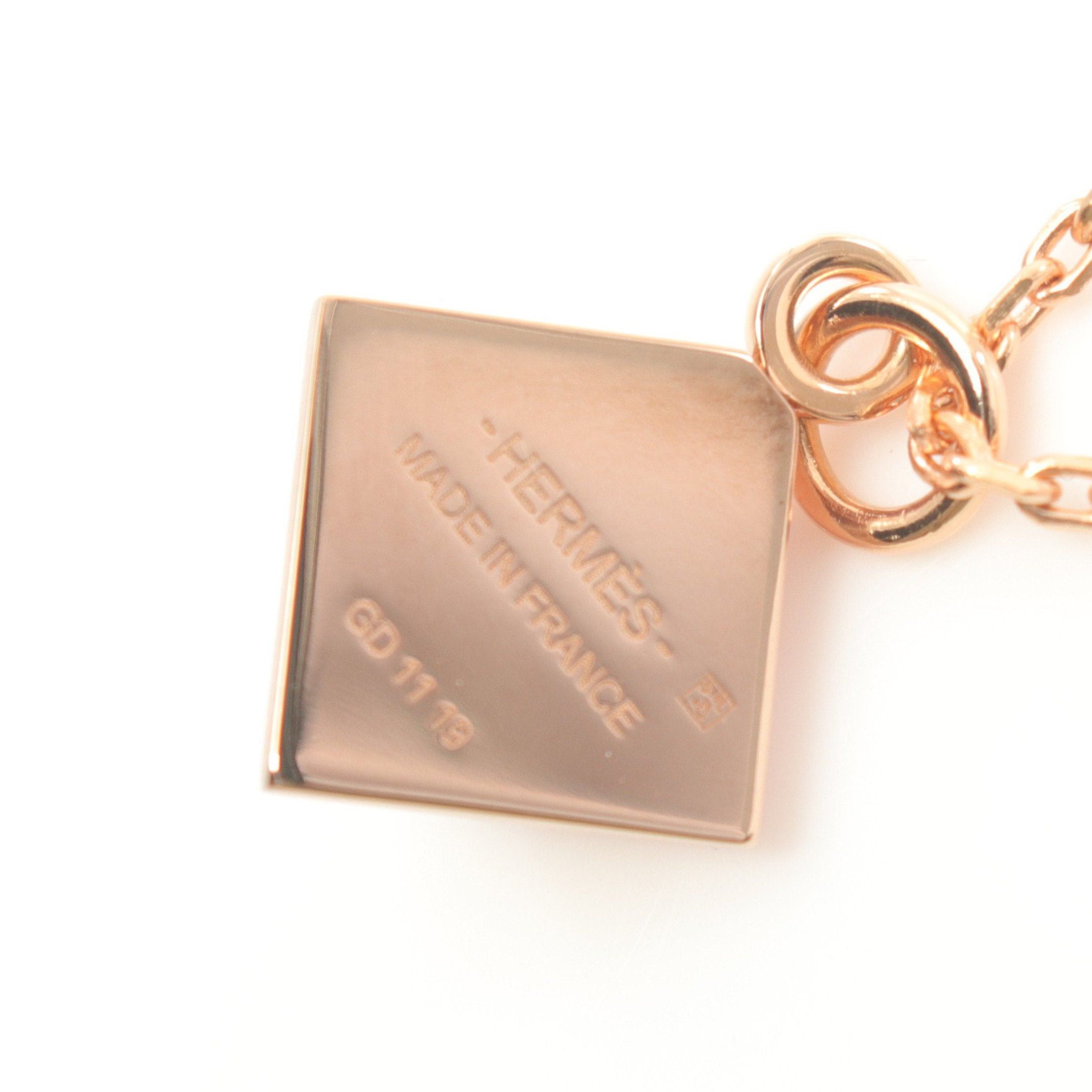 Hermes Hermes Medor Cupidon Necklace Gp Pink Gold Light Size ONE SIZE - 4 Thumbnail