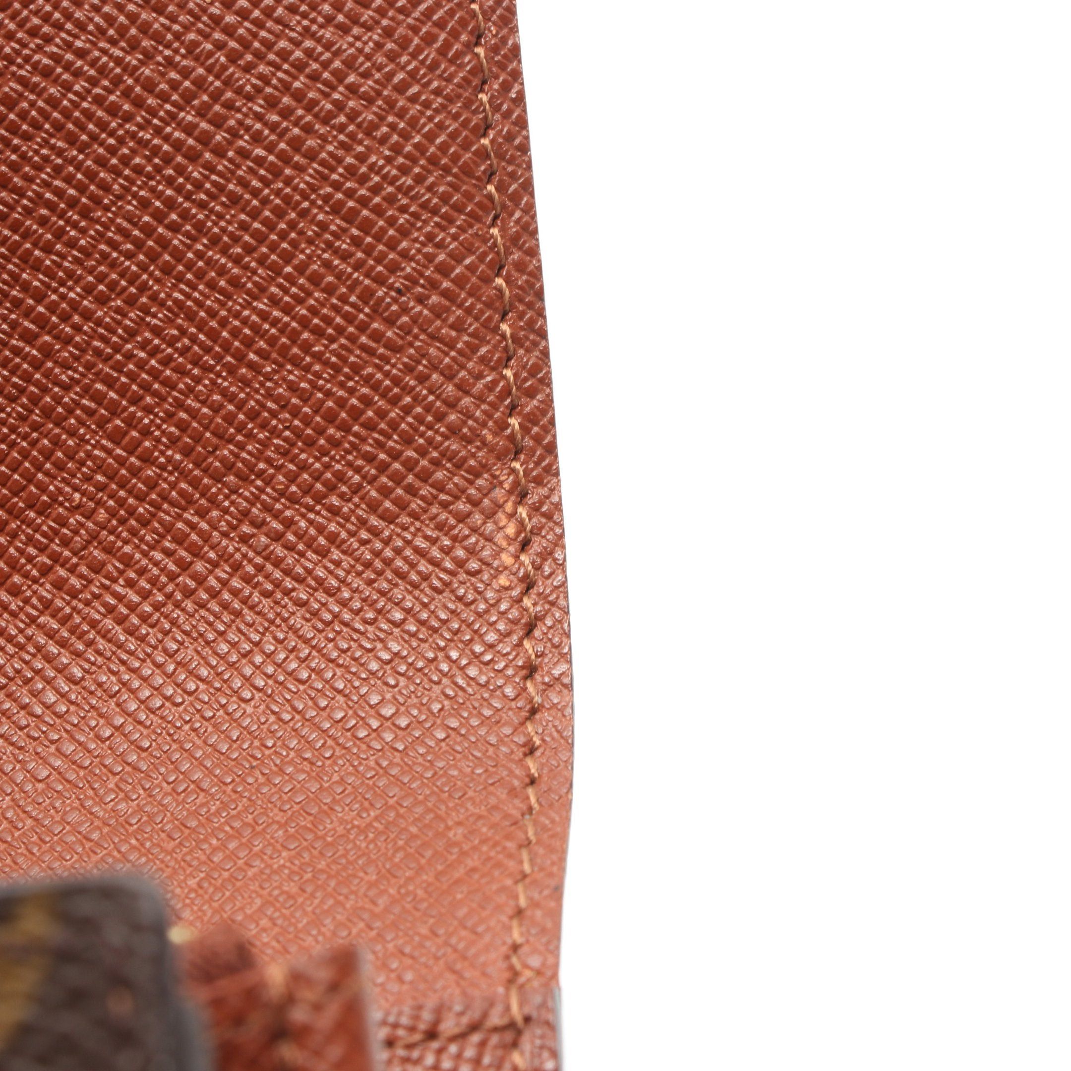 Louis Vuitton Louis Vuitton Pochette Porte-Monnaie Credit Monogram Bi-Fold Long Wallet Leather Brown Size ONE SIZE - 7 Thumbnail