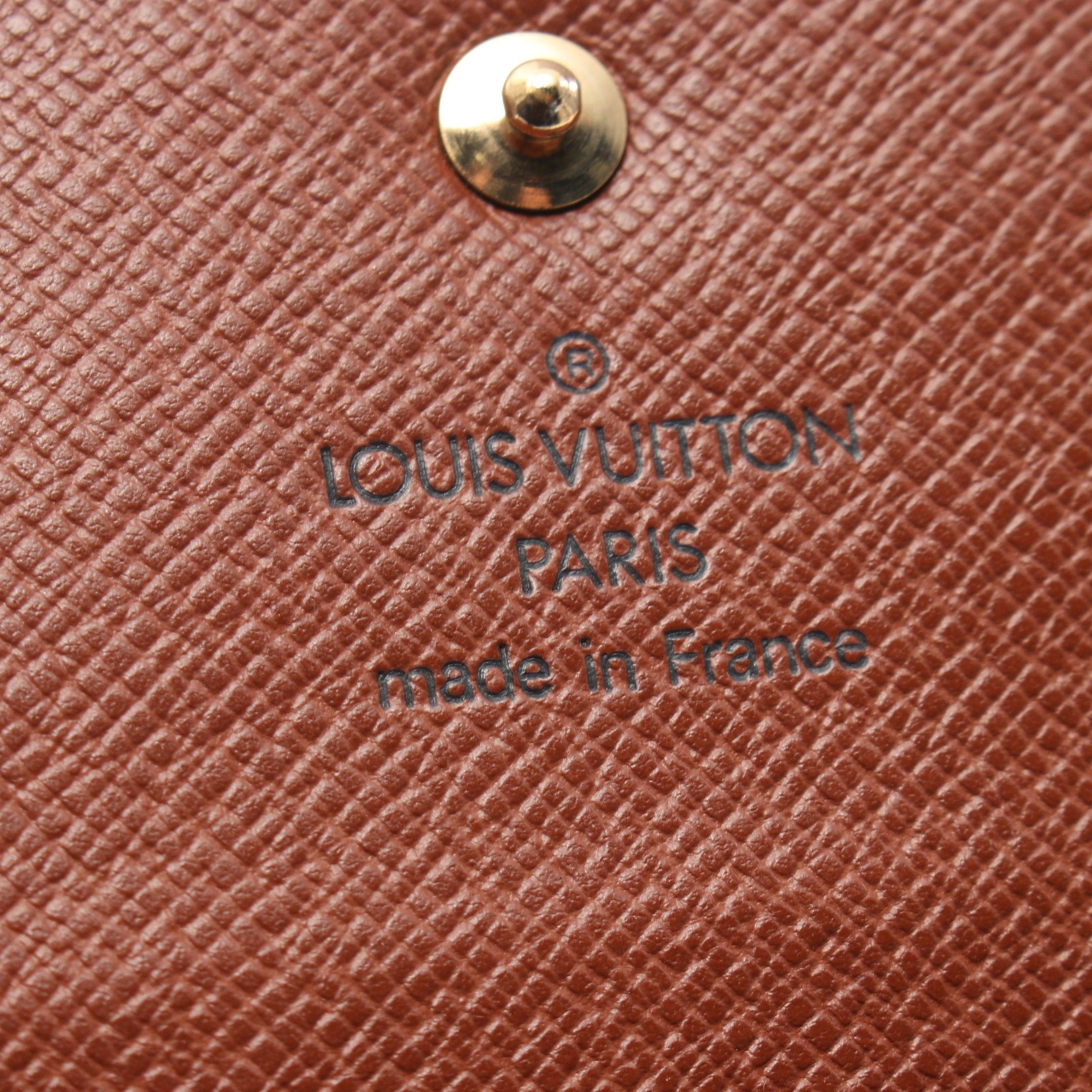 Louis Vuitton Louis Vuitton Porto Tresor International Monogram Trifold Long Wallet Leather Brown Size ONE SIZE - 4 Thumbnail