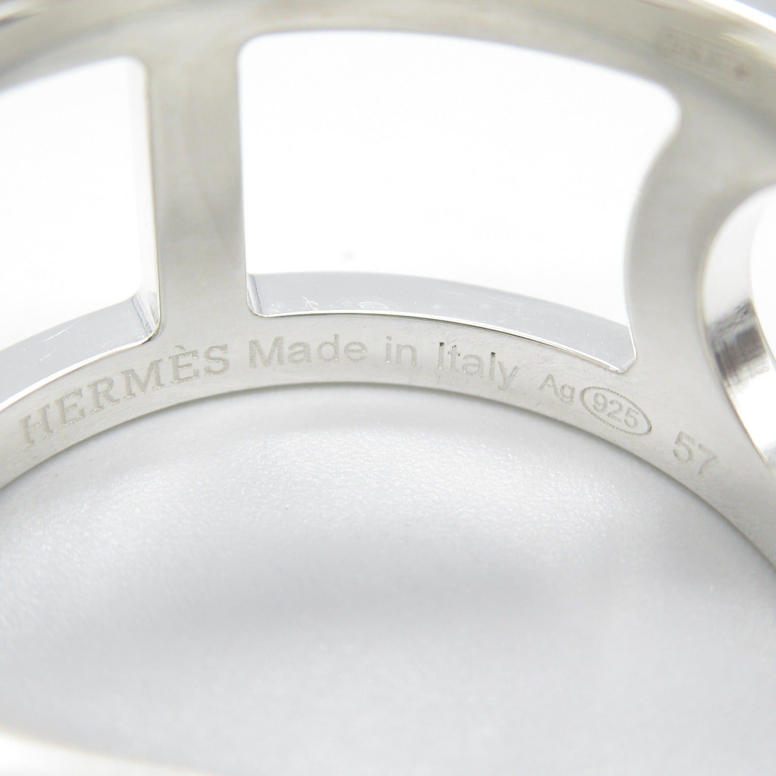 Hermes Hermes Ever Chaine Ring 925 Silver Size ONE SIZE - 4 Thumbnail