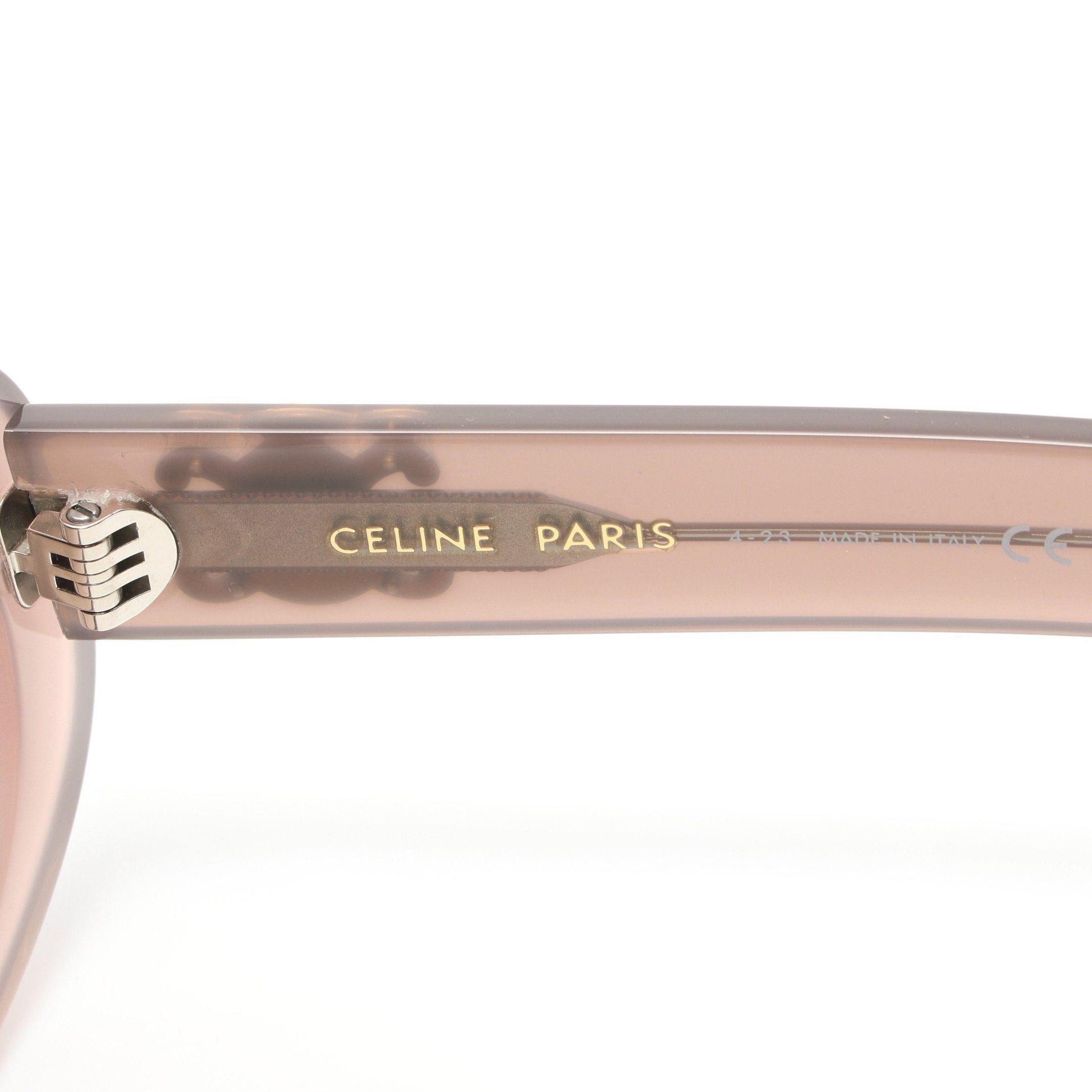 Celine Triomphe 01 Sunglasses Pink Brown
