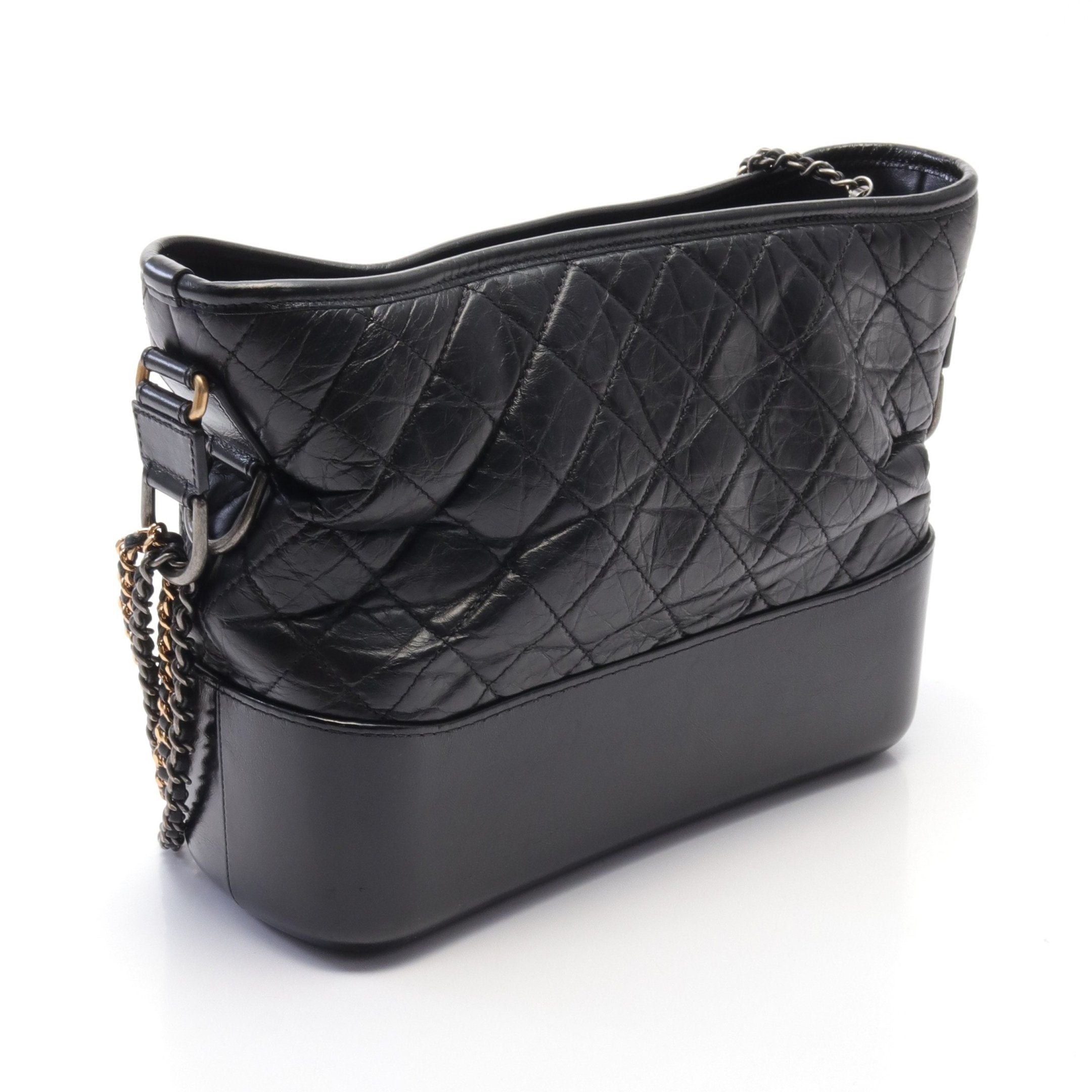 Chanel Chanel Gabriel De Chanel Small Hobo Chain Shoulder Bag Leather Black Combination Metal Fittings Size ONE SIZE - 2 Thumbnail