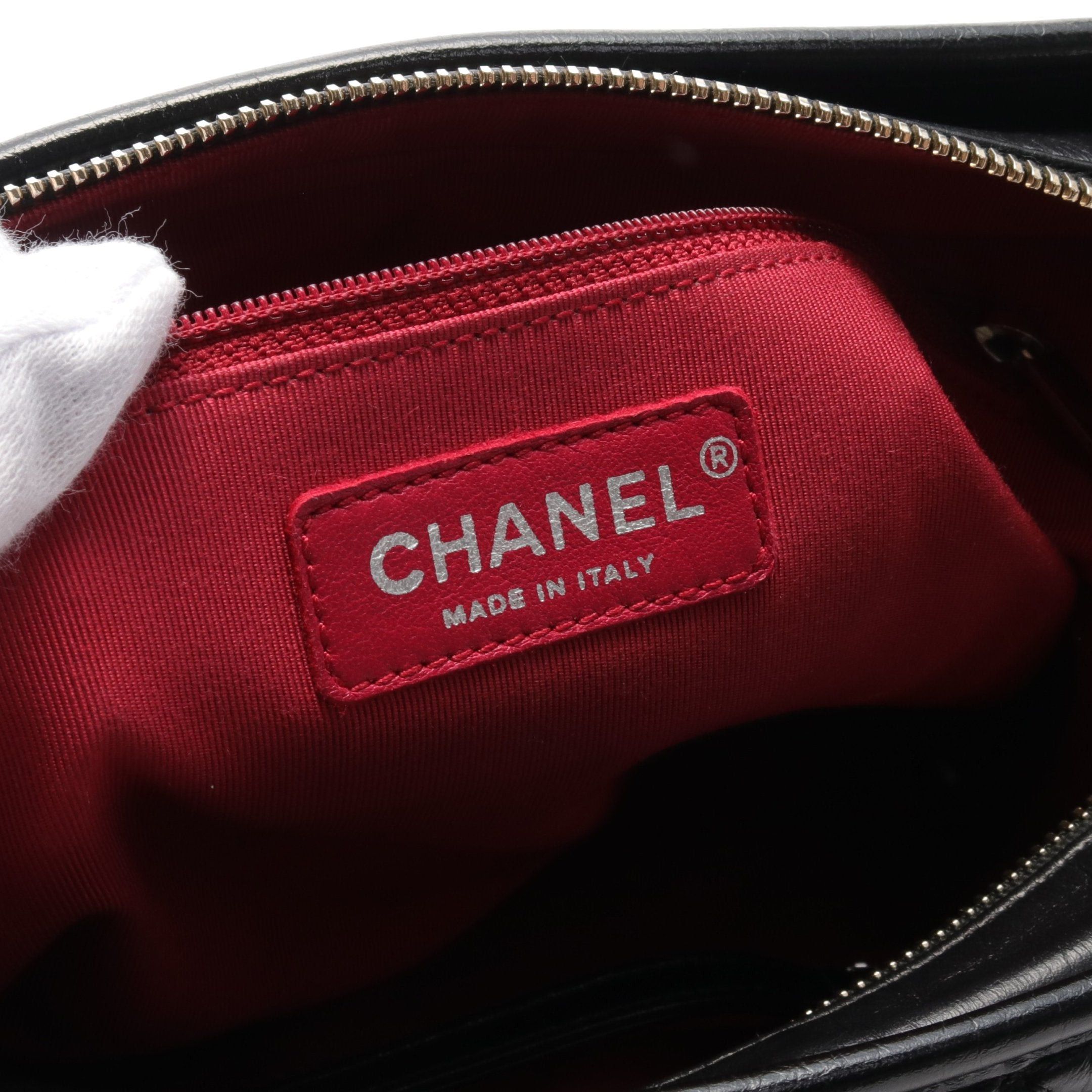 Chanel Chanel Gabriel De Chanel Small Hobo Chain Shoulder Bag Leather Black Combination Metal Fittings Size ONE SIZE - 4 Thumbnail