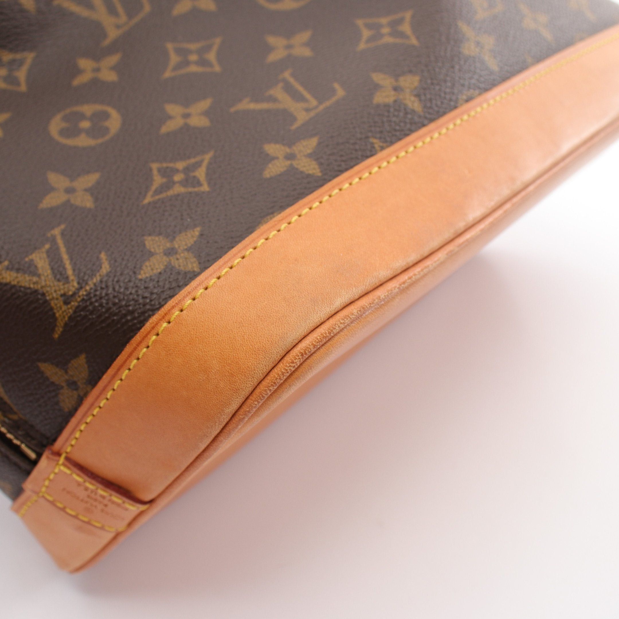 Louis Vuitton Louis Vuitton Alma Pm Monogram Handbag Leather Brown Size ONE SIZE - 7 Thumbnail