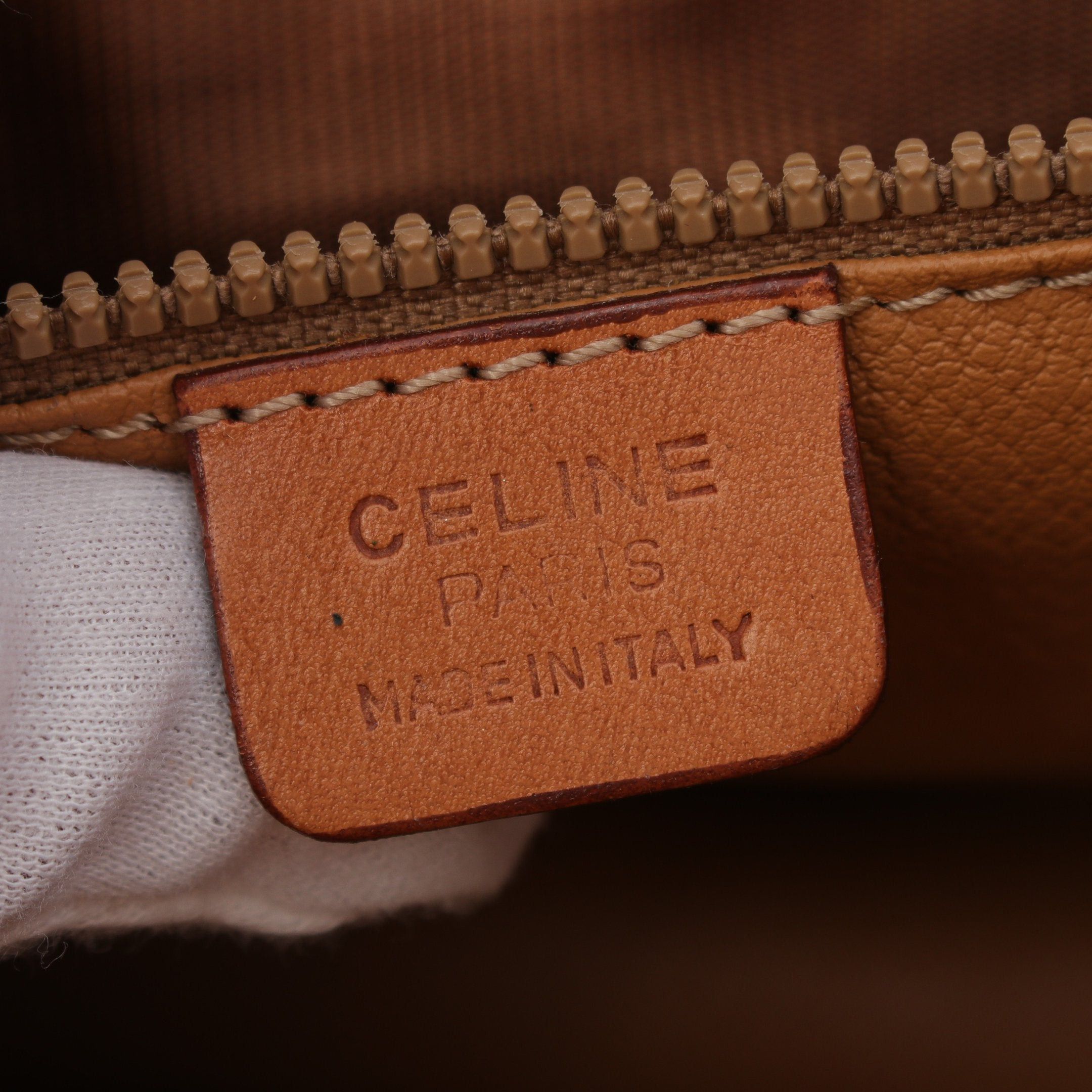 Celine Celine Macadam Shoulder Bag Leather Dark Brown Size ONE SIZE - 4 Thumbnail