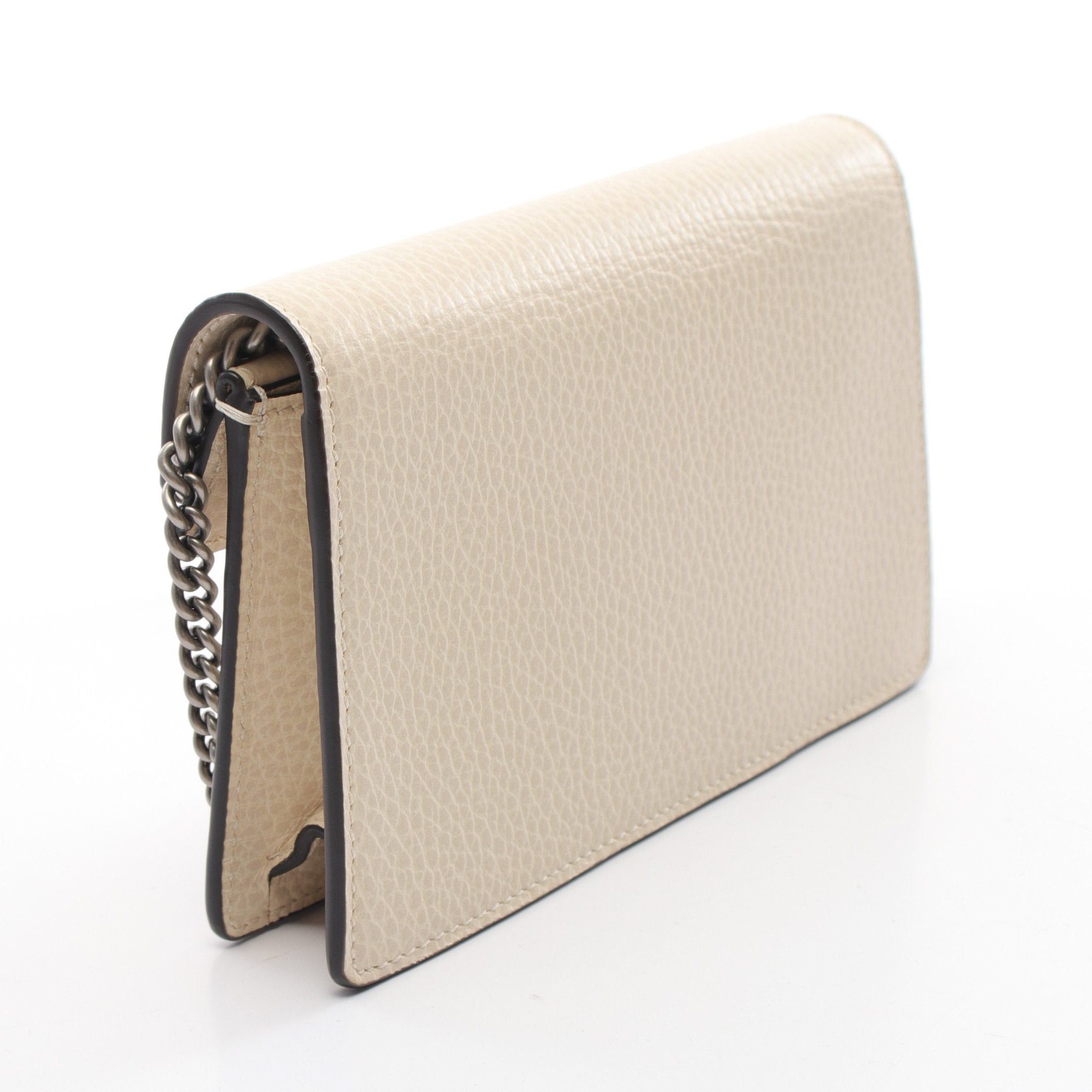 Gucci Gucci Dionysus Chain Shoulder Bag Leather Ivory Size ONE SIZE - 2 Thumbnail