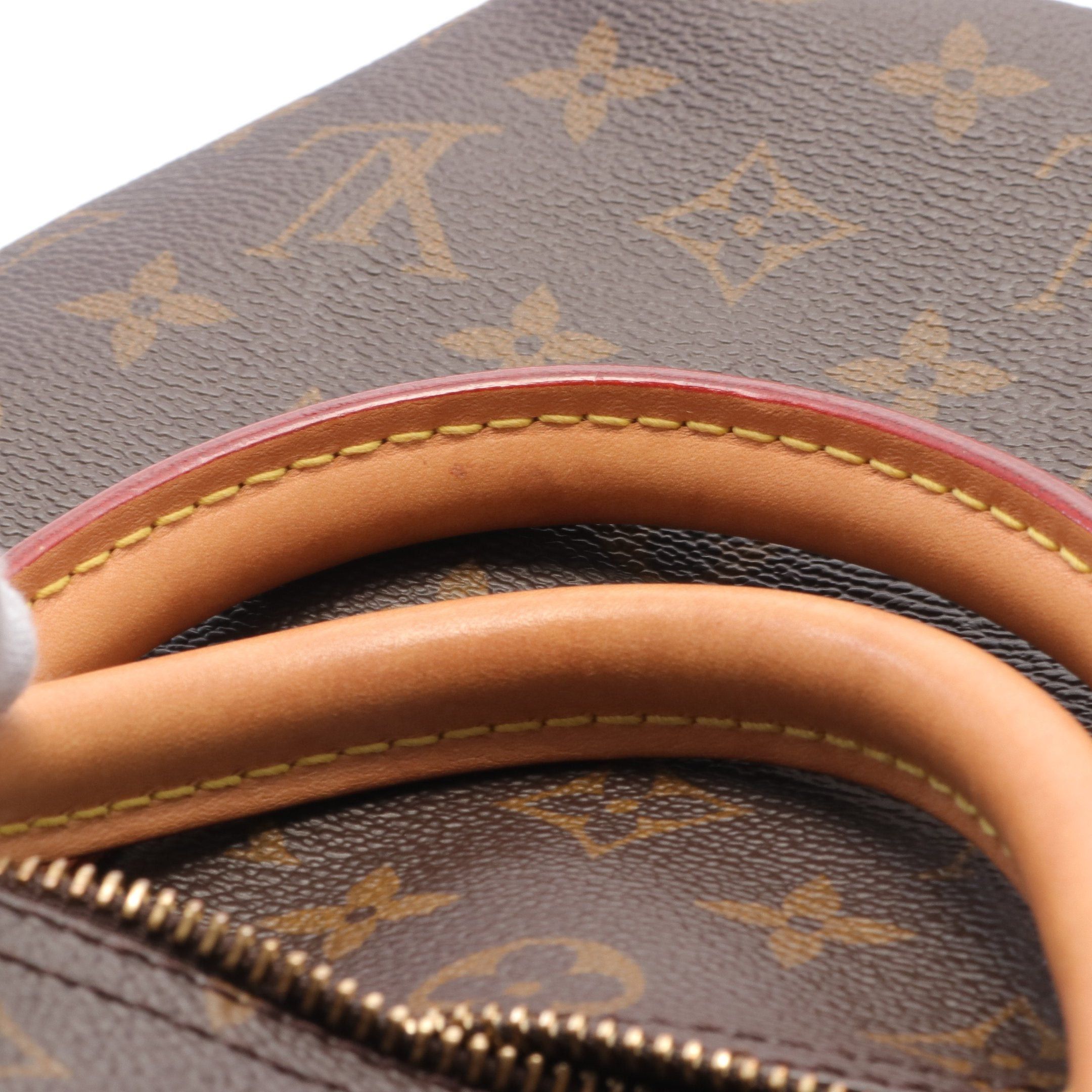 Louis Vuitton Louis Vuitton Speedy 30 Monogram Handbag Leather Brown Size ONE SIZE - 7 Thumbnail