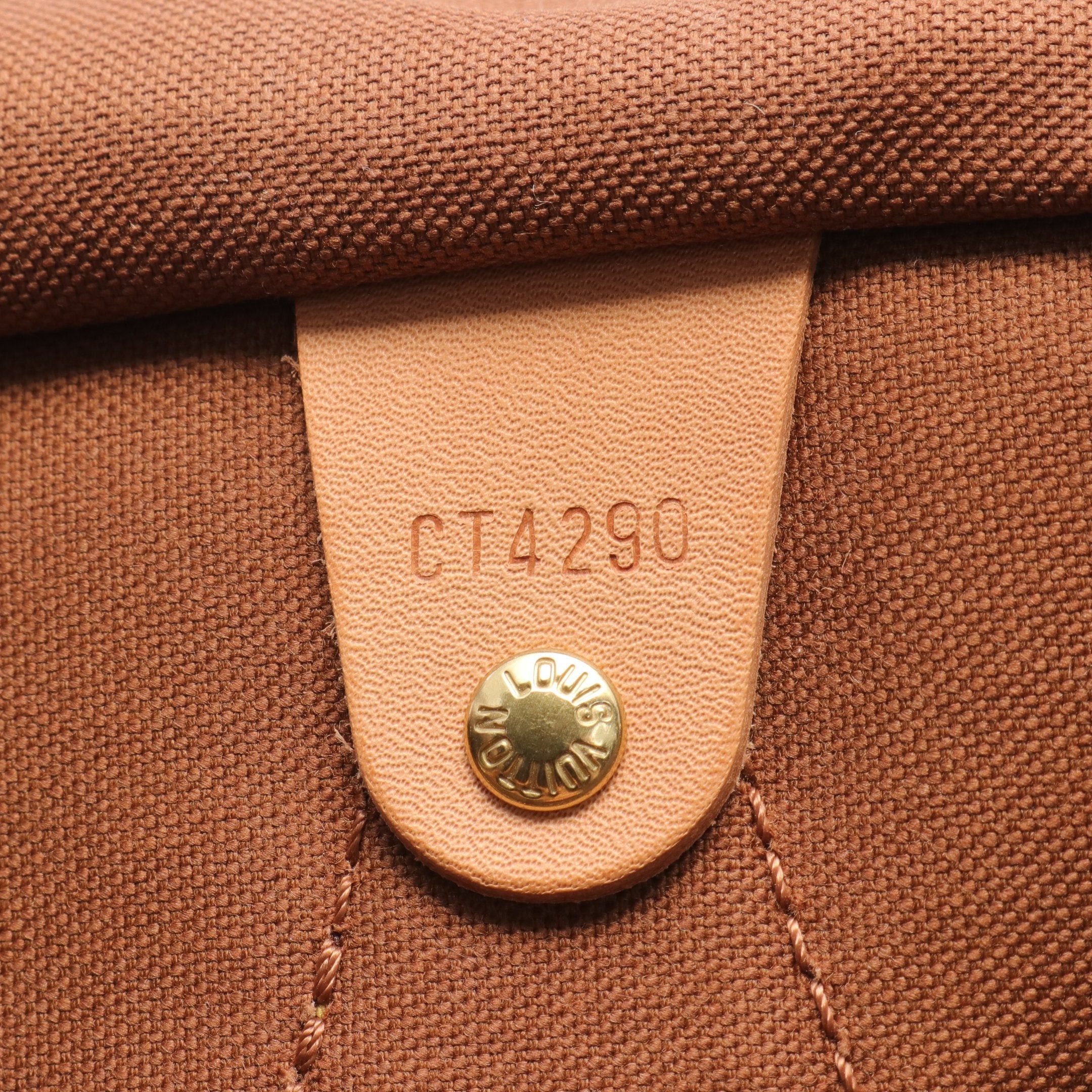 Louis Vuitton Louis Vuitton Speedy 30 Monogram Handbag Leather Brown Size ONE SIZE - 5 Thumbnail